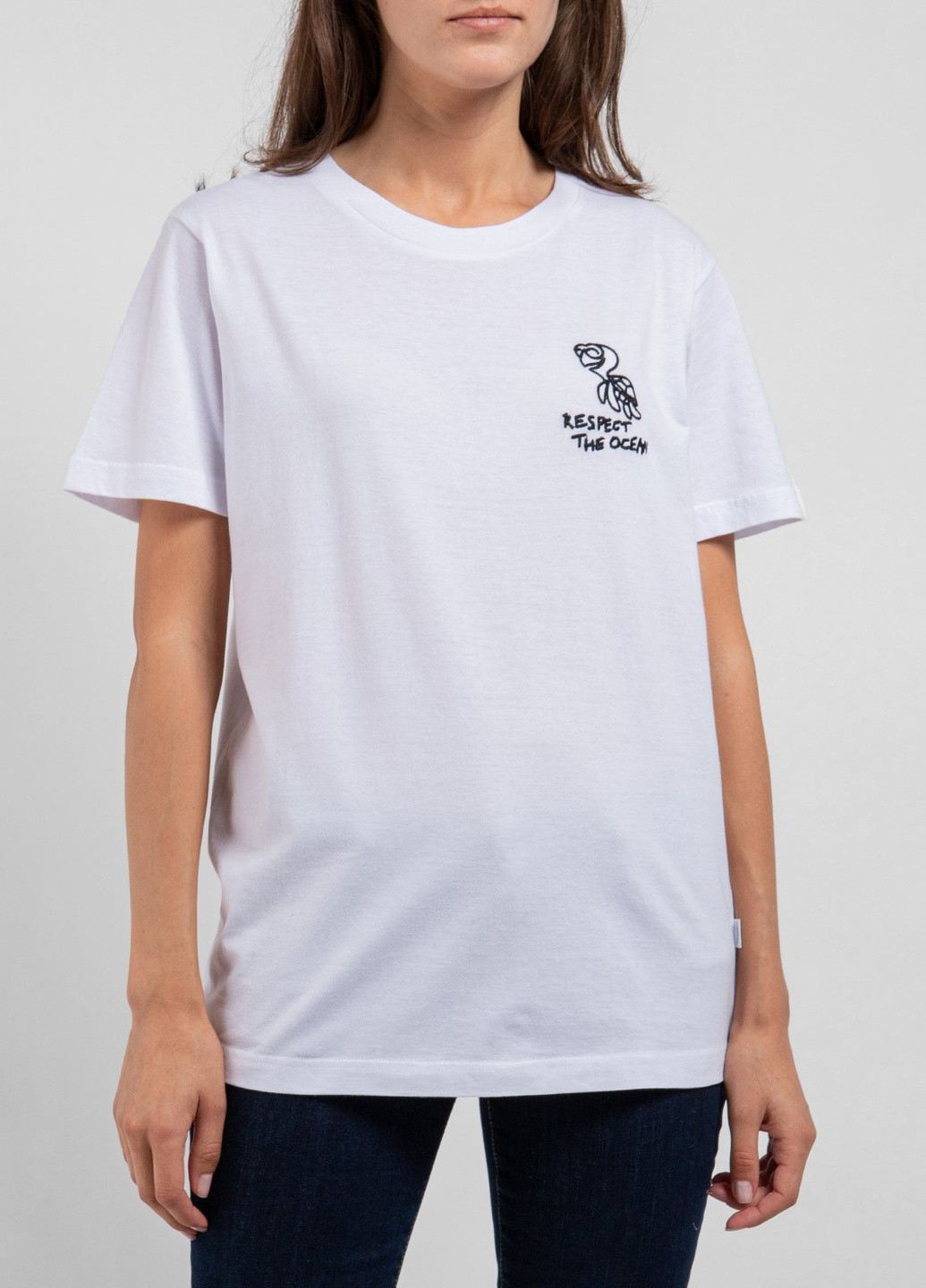 Белая футболка с вышивкой Ko Samui - (250382611)