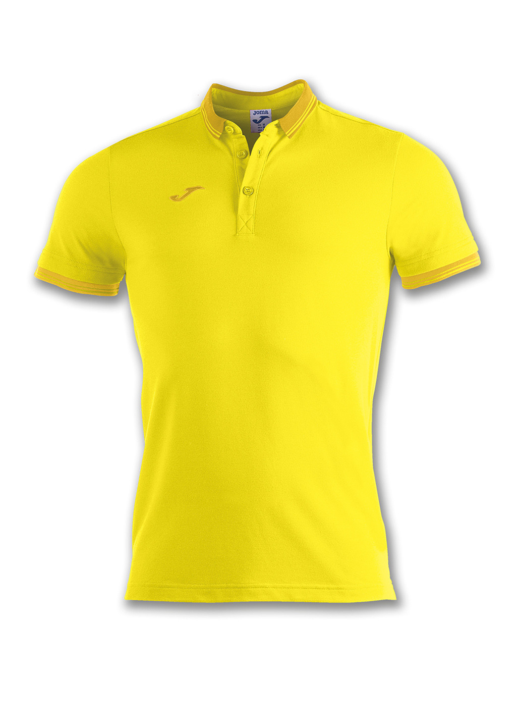 Желтая футболка-поло для мужчин Joma