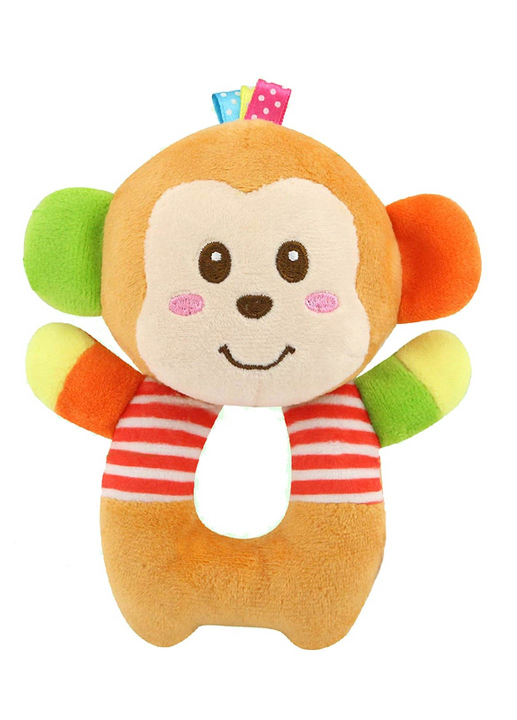 Мягкая игрушка - погремушка Мартышка Happy Monkey (195078656)