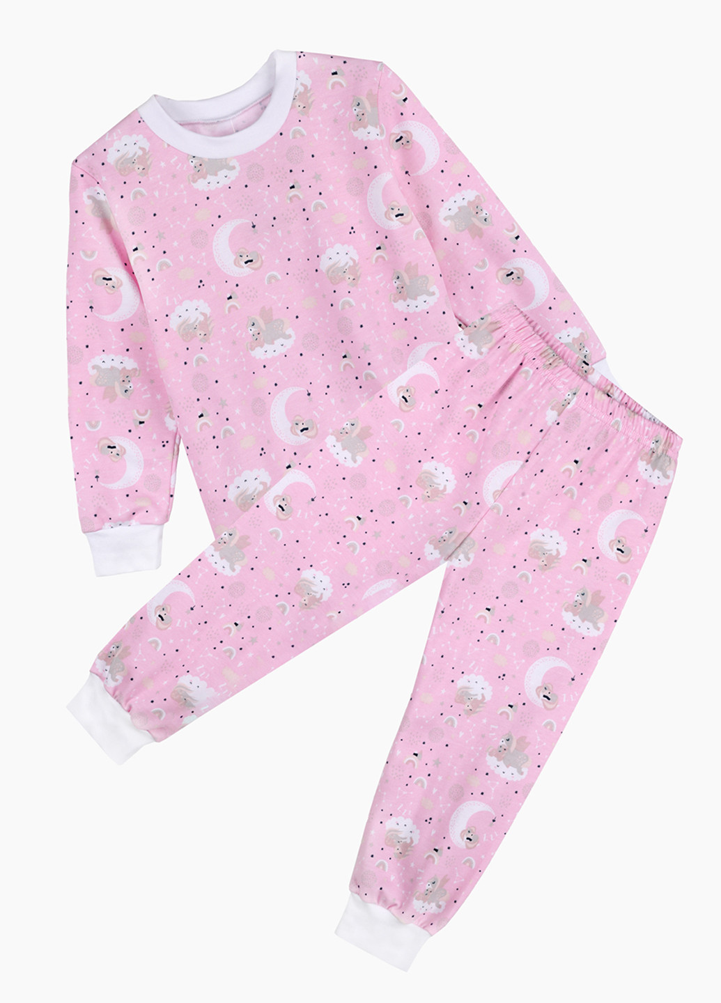 Світло-рожева всесезон піжама (світшот, брюки) свитшот + брюки Timi