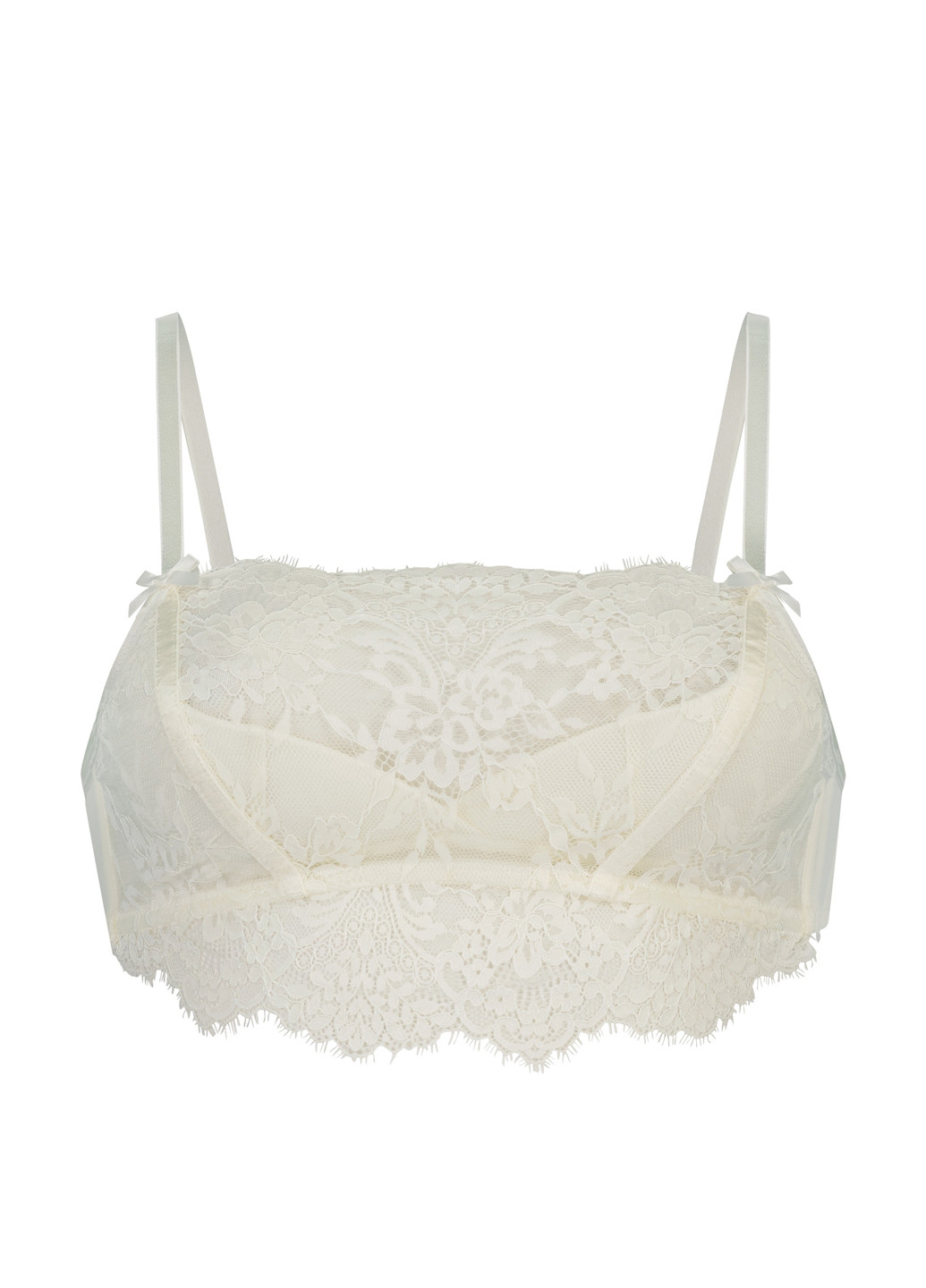 Молочний топ бюстгальтер Hunkemoller без кісточок поліамід