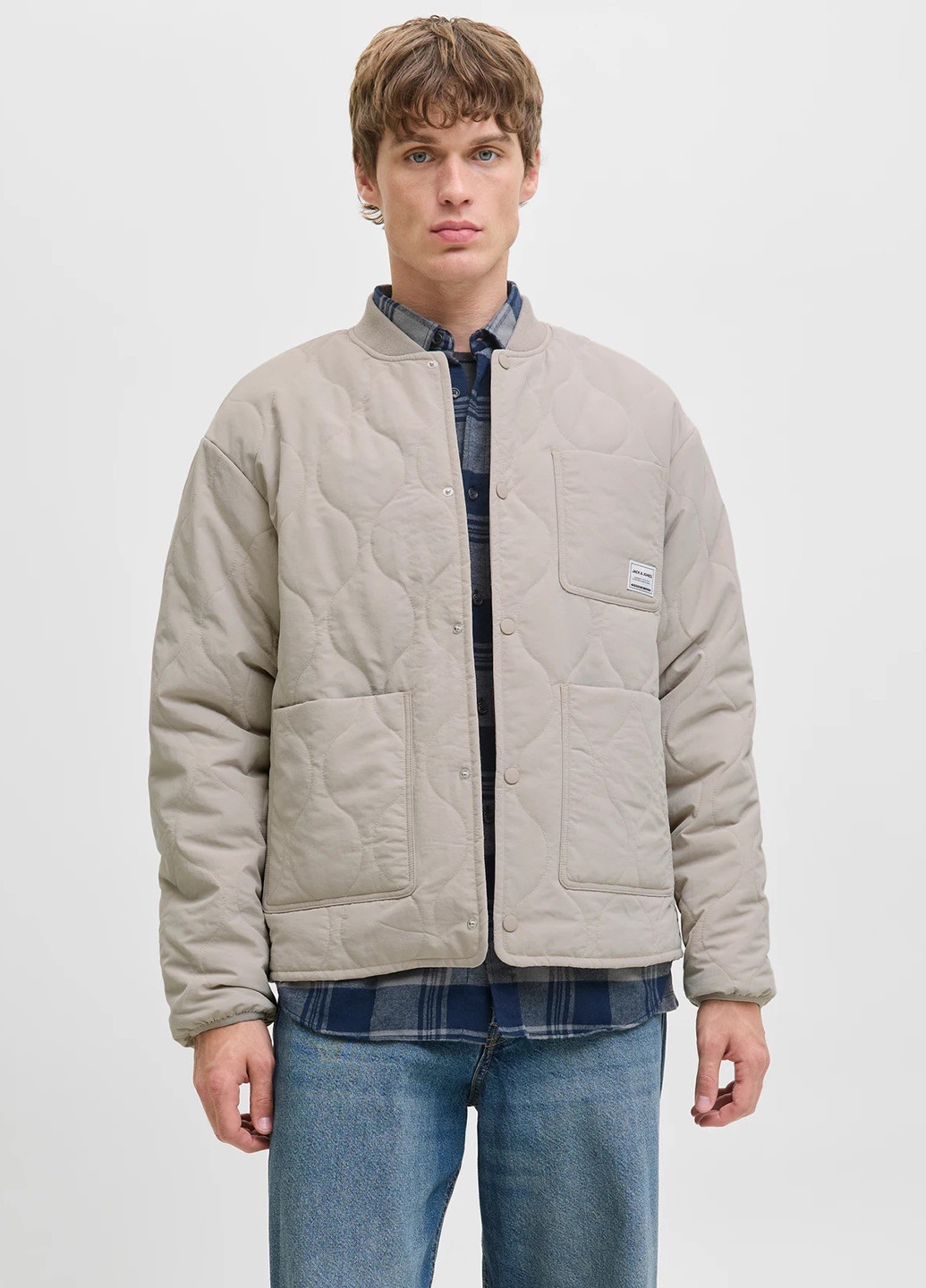 Бомбер Jack & Jones на кнопках (362876172)