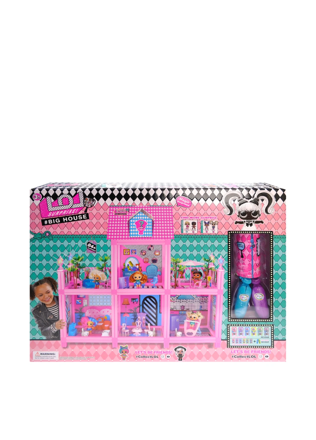Домик для куклы, 65х49х13,3 см YG Toys (211090242)