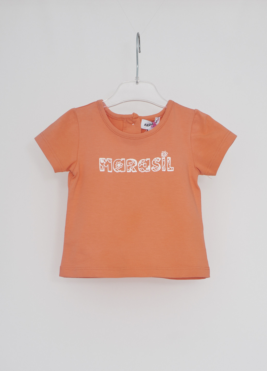 Оранжевая летняя футболка Marasil