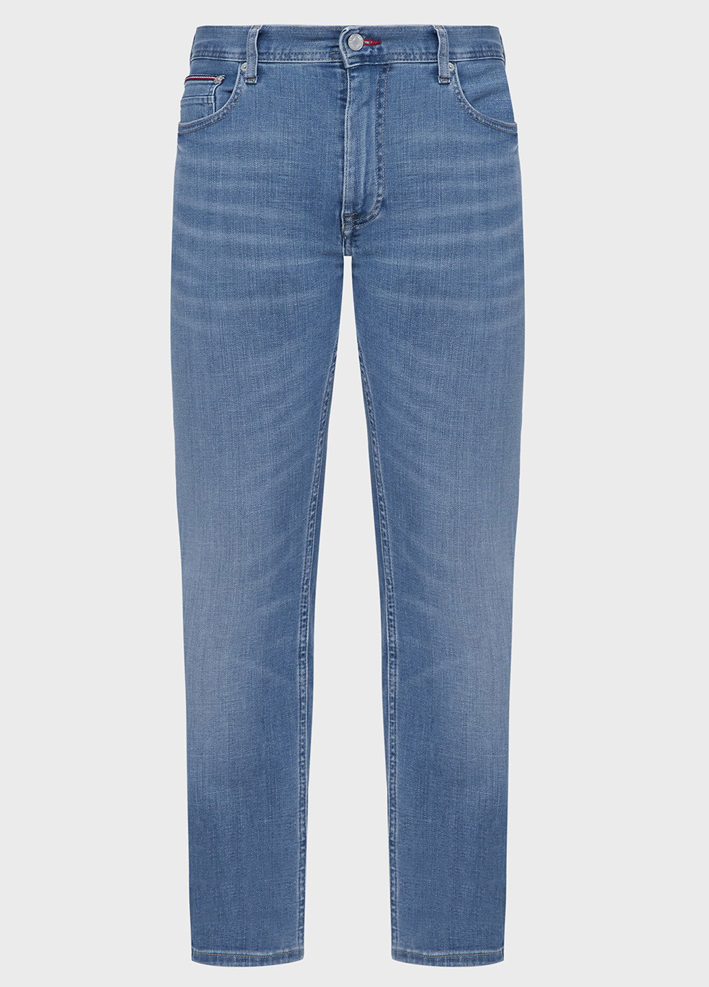 Синие демисезонные прямые джинсы Tommy Hilfiger