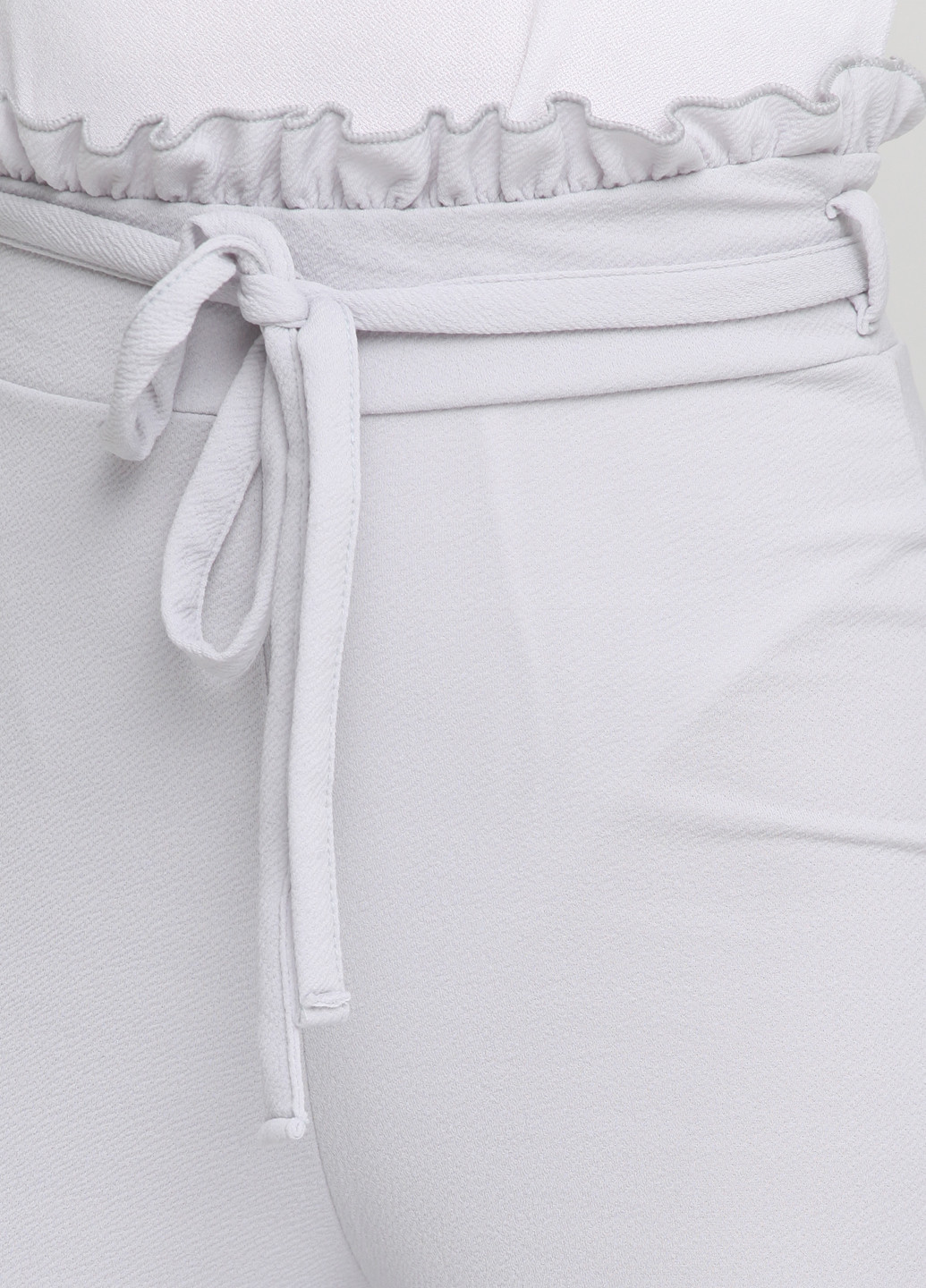 Светло-серые кэжуал демисезонные прямые брюки Boohoo Boutique