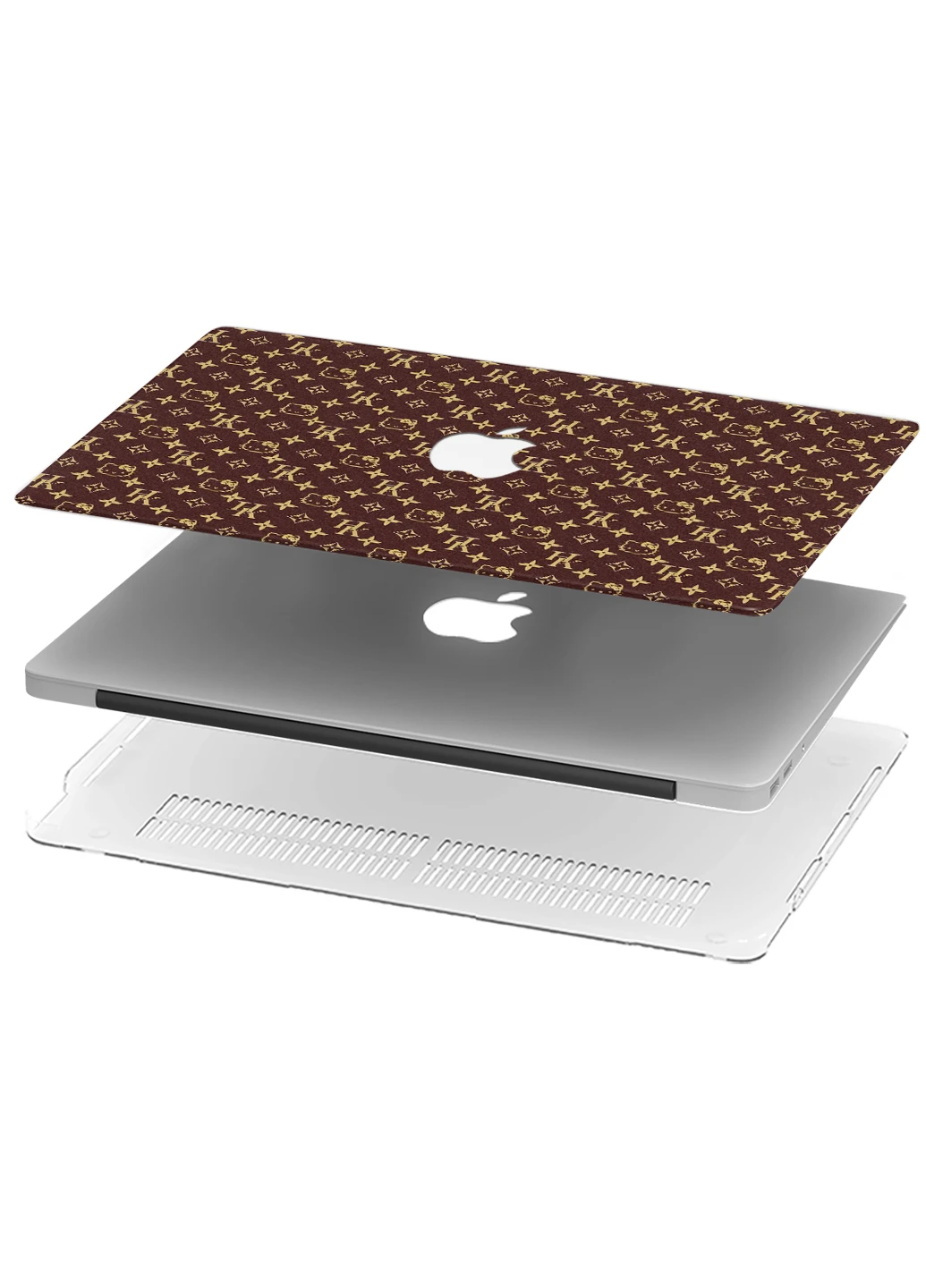 Чехол пластиковый для Apple MacBook Pro 13 A1706 / A1708 / A1989 / A2159 / A1988 Hello Kitty and Louis Vuitton (9648-2458) MobiPrint (218862043)