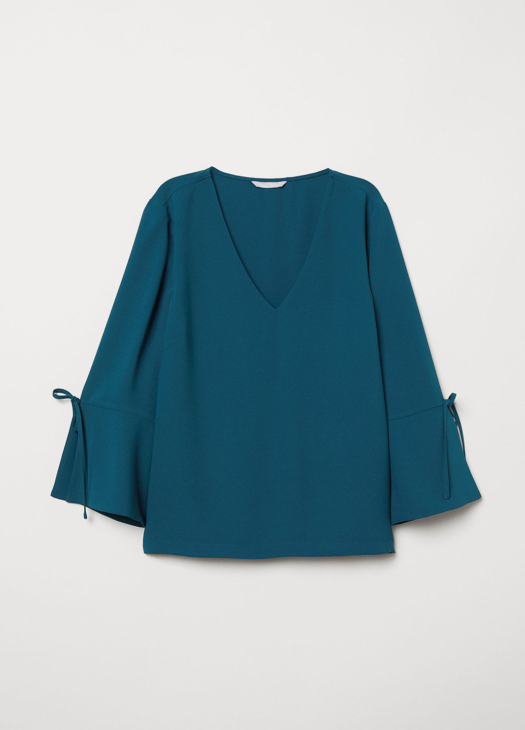 Смарагдова демісезонна блуза H&M