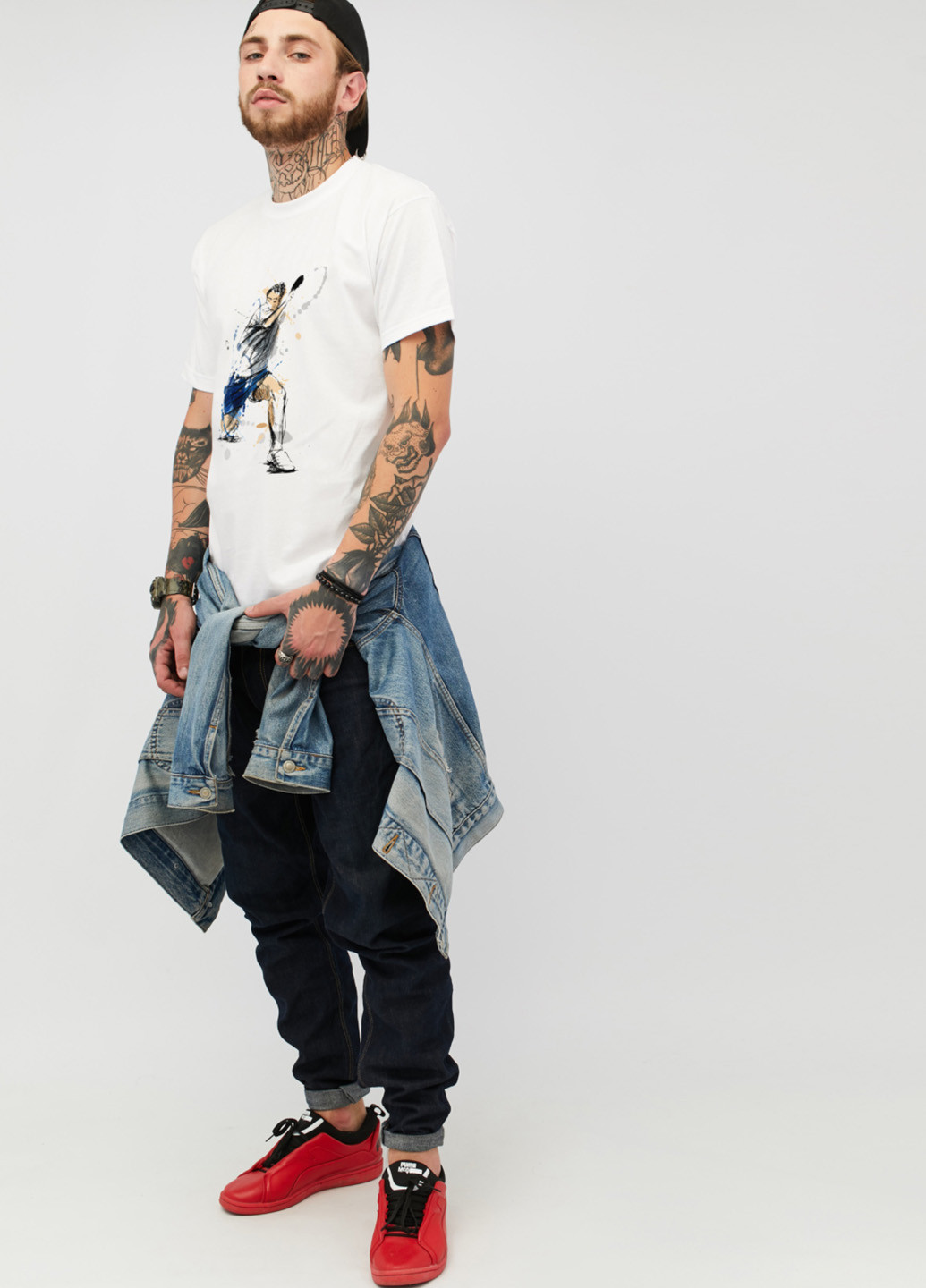 Белая футболка YAPPI