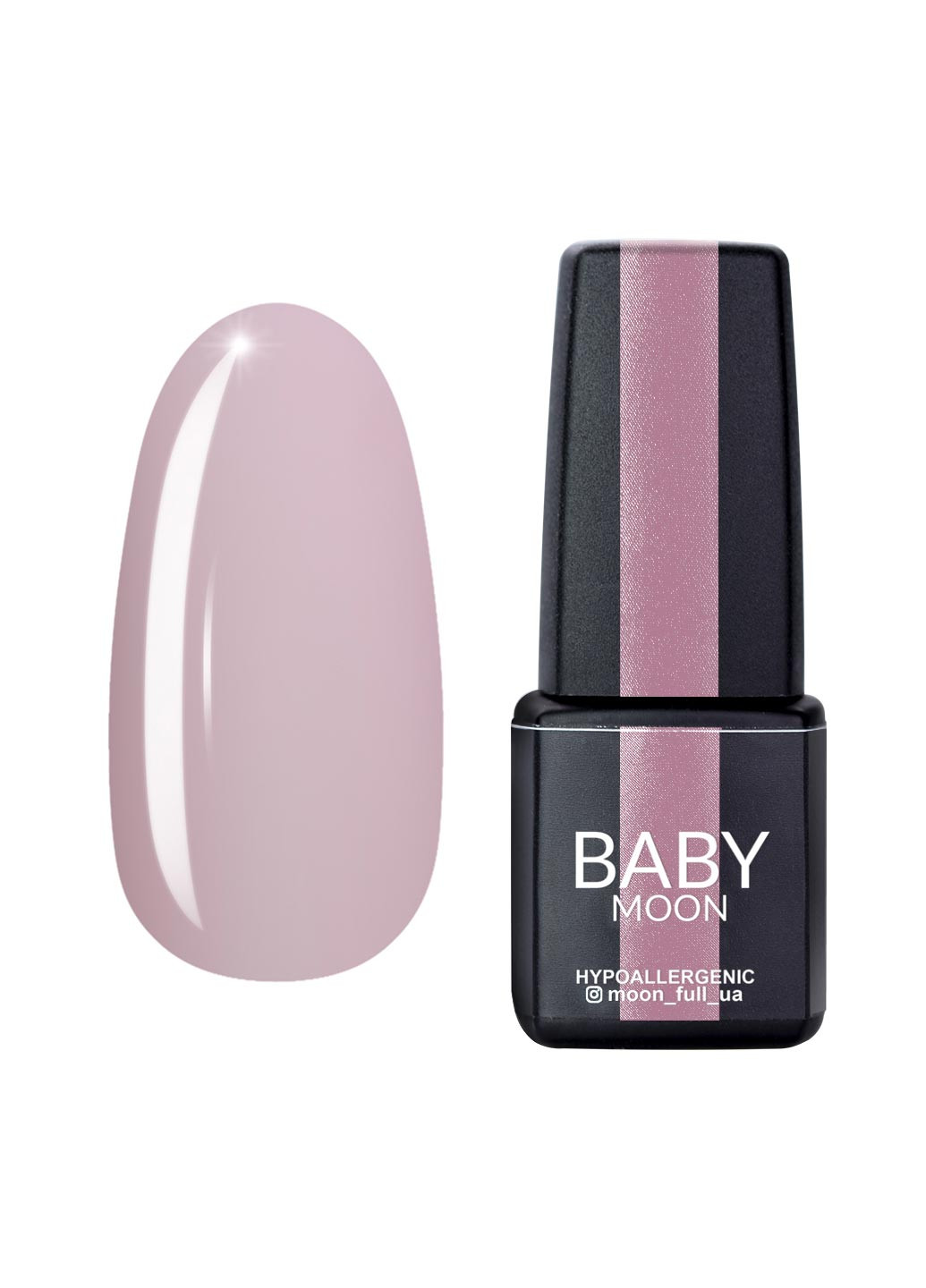 Гель лак BABY Sensual Nude Gel polish, 6 мл № 007 розовое пралине Moon (251422624)