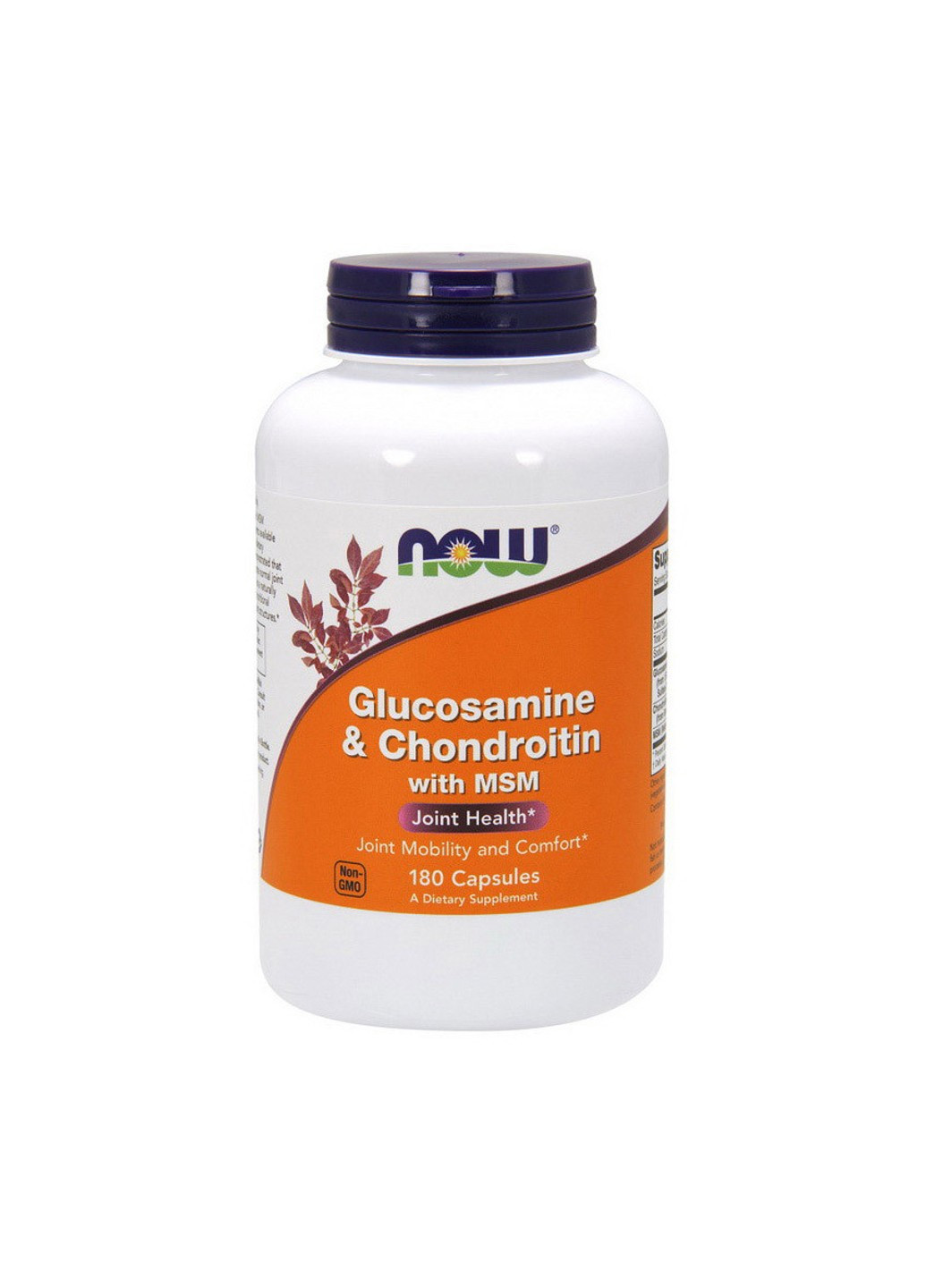 Глюкозамин хондроитин МСМ Glucosamine & Chondroitin with MSM (180 капс) нау фудс Now Foods (255407678)