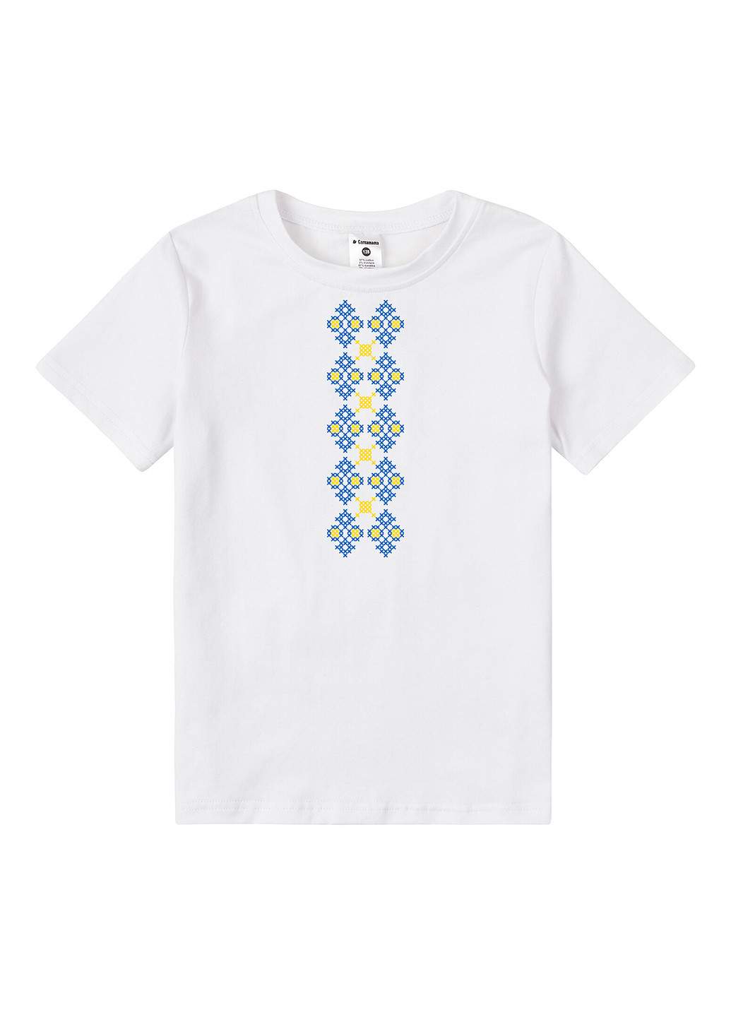 Біла літня футболка Garnamama