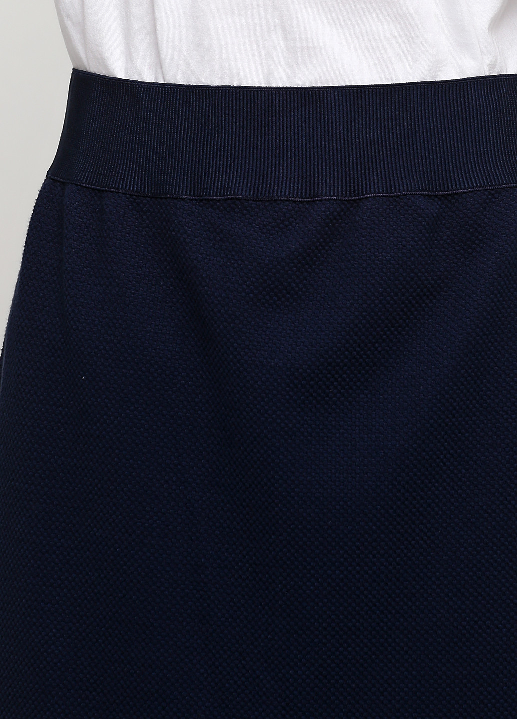 Синяя кэжуал однотонная юбка BRANDTEX COPENHAGEN