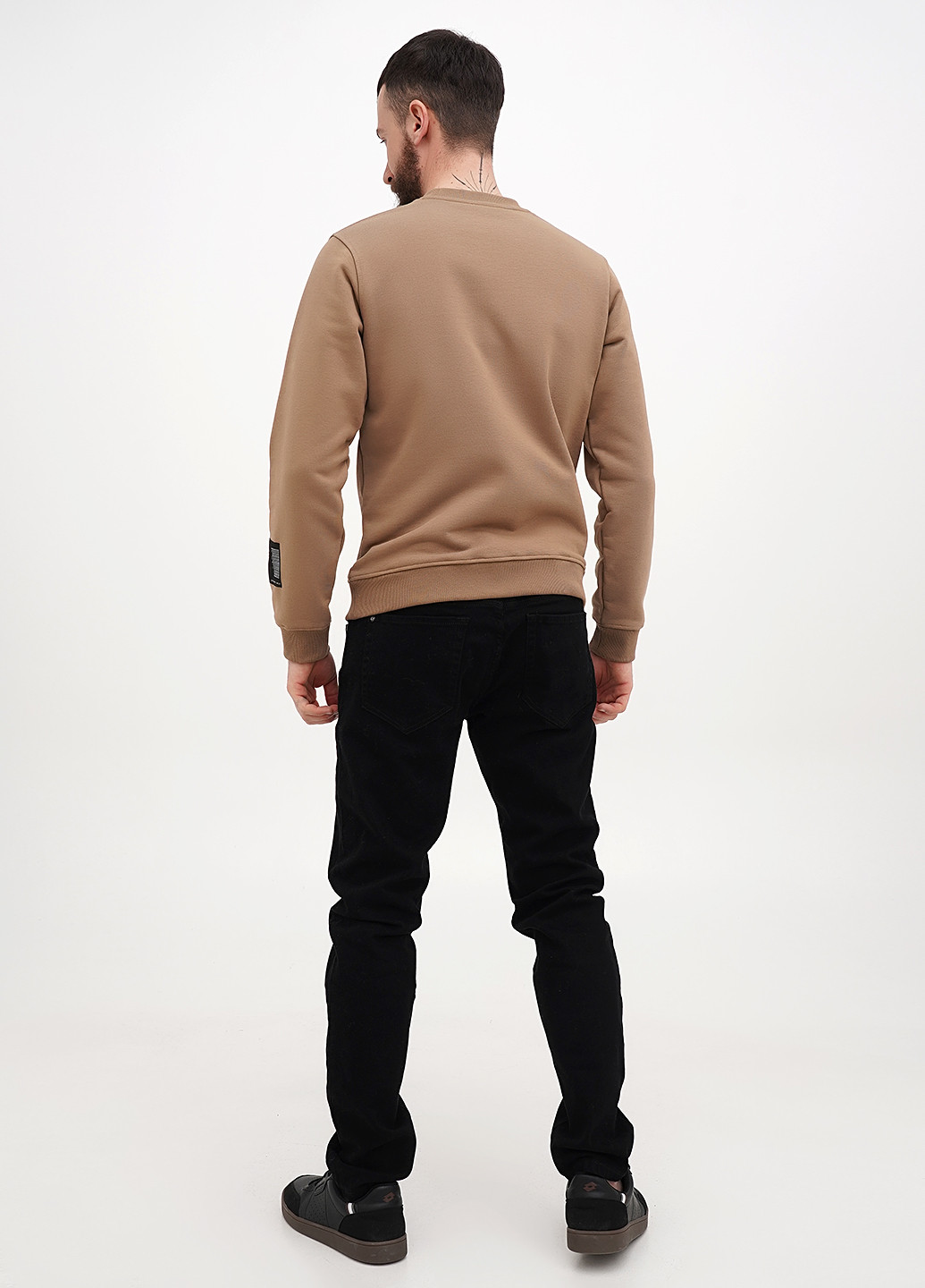 Черные демисезонные прямые джинсы No Brand