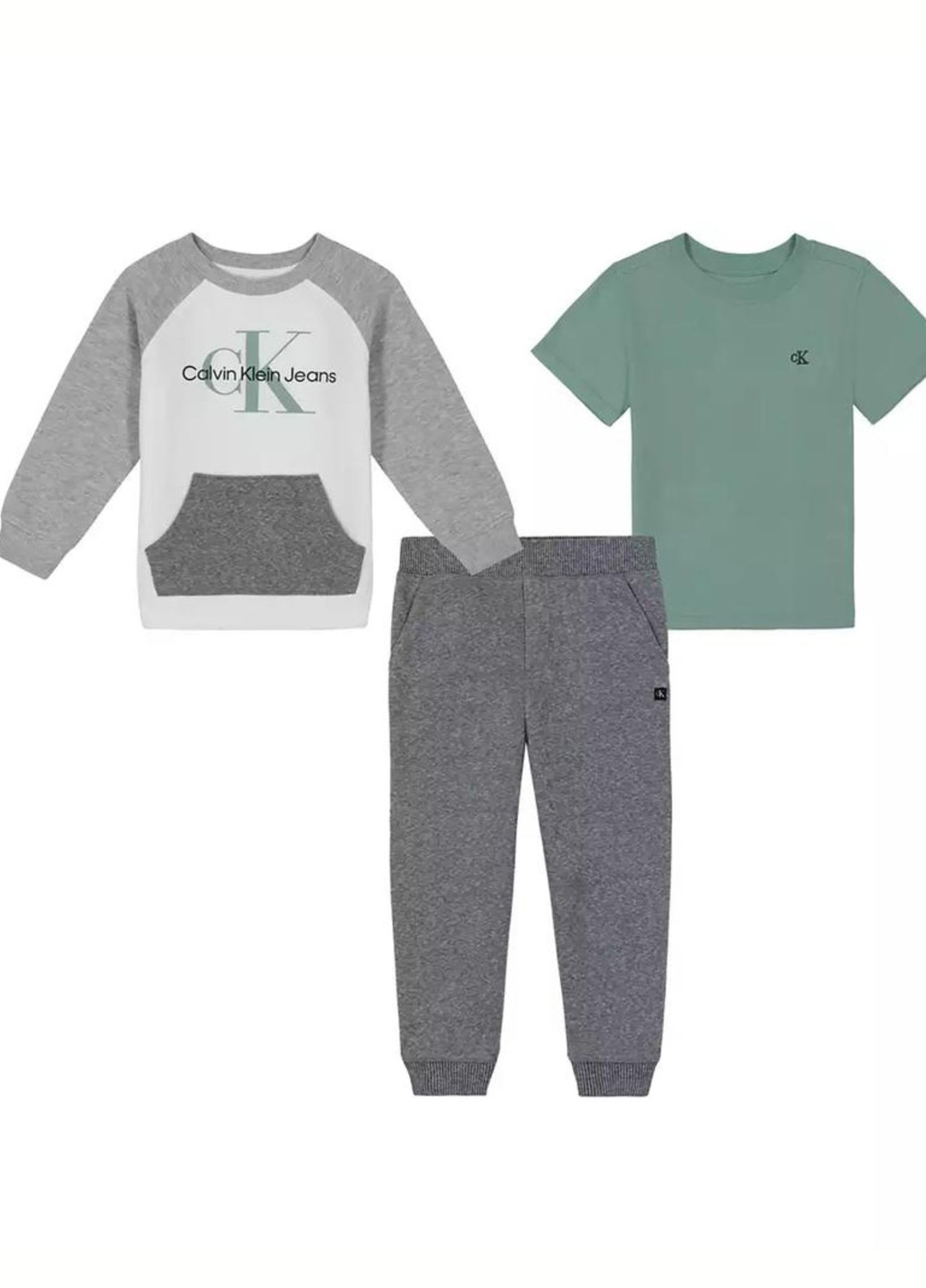 Костюм (свитшот, брюки, футболка) Calvin Klein (324296446)