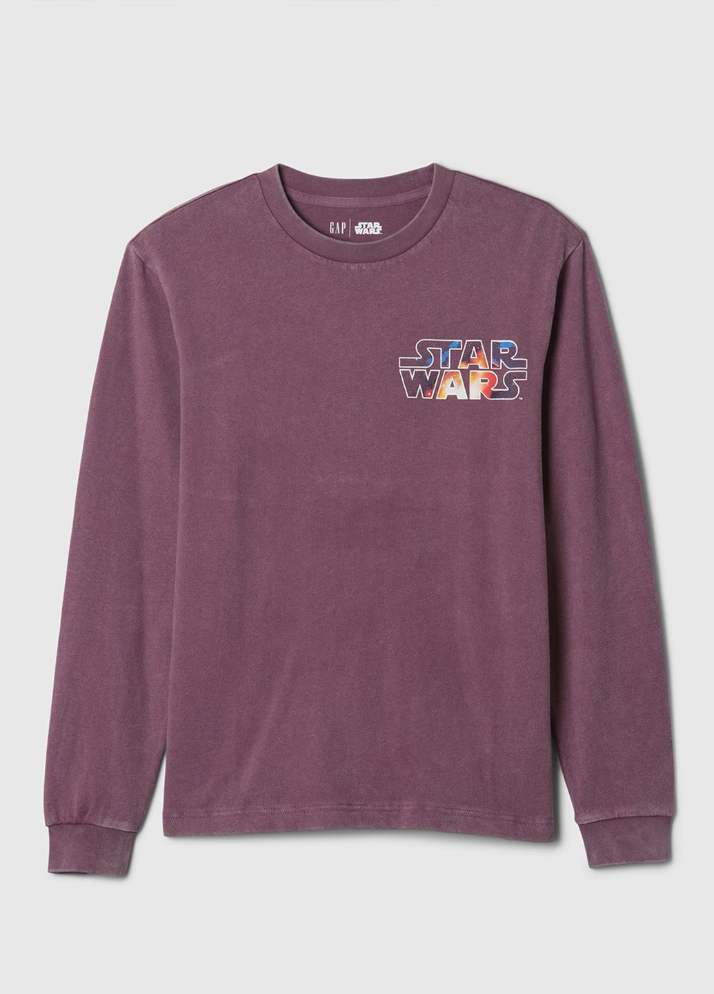 Фиолетовый демисезонный кэжуал лонгслив Gap персонажи