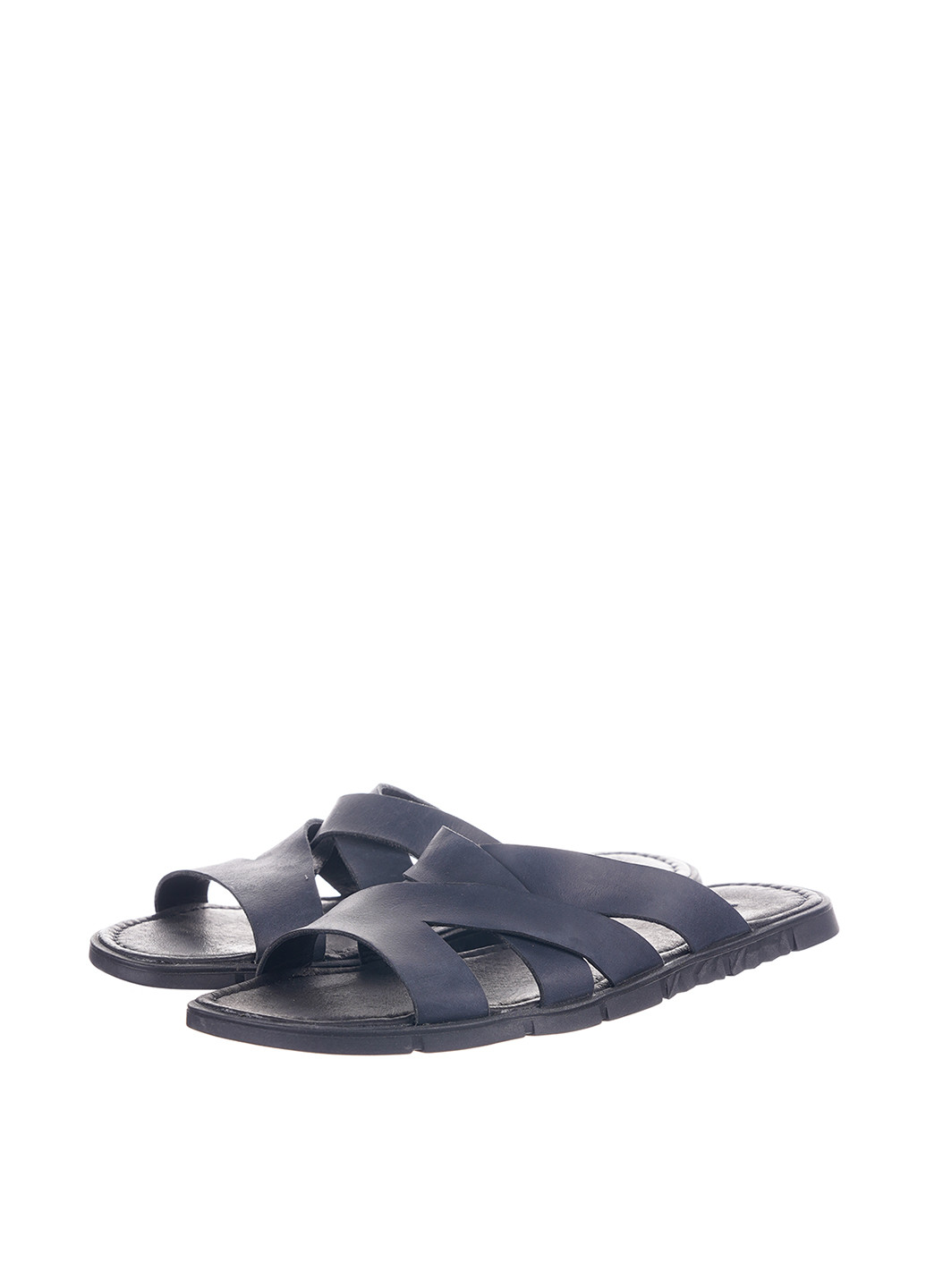 Темно-синие кэжуал шлепанцы Luciano Carvari