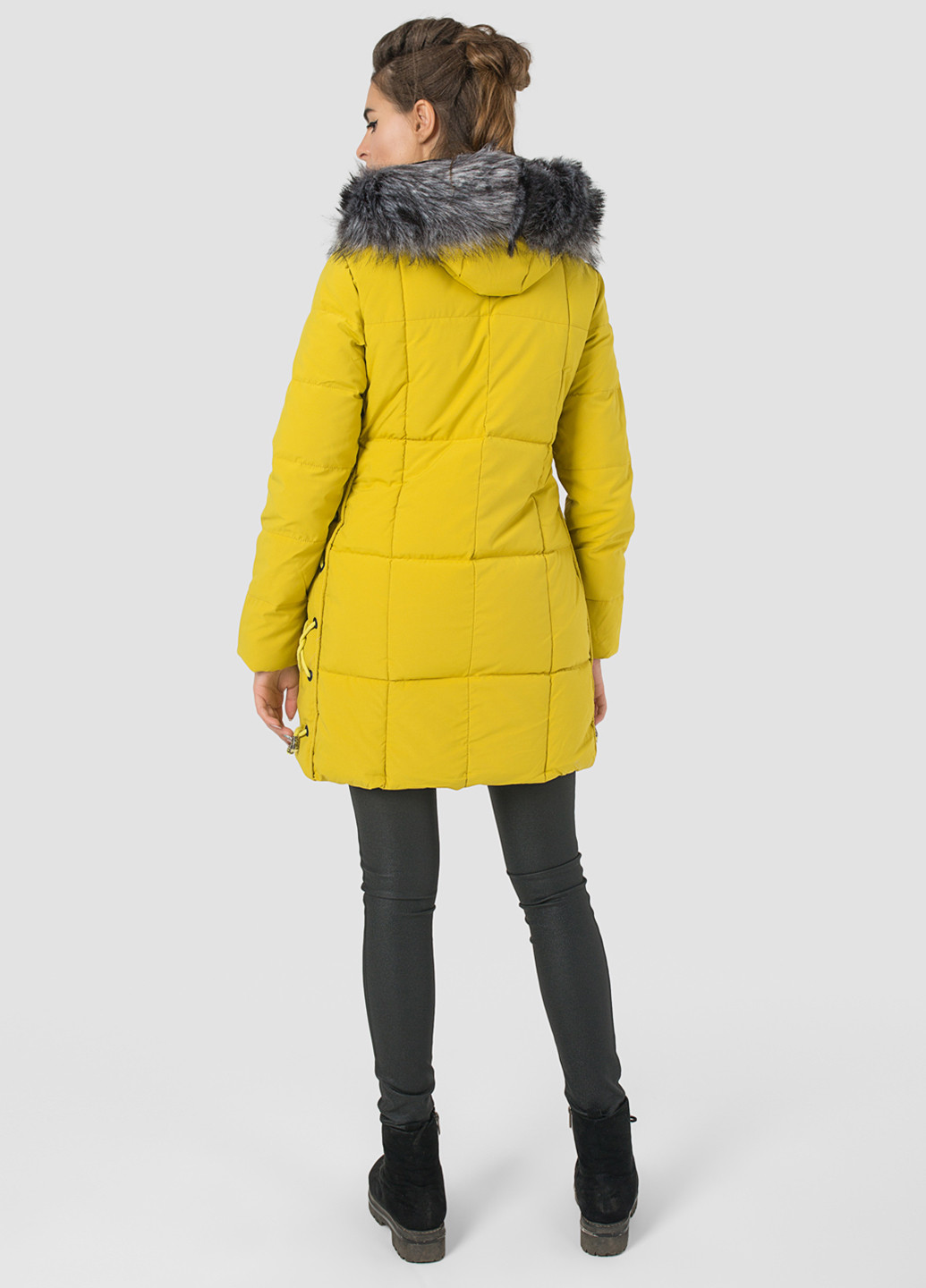 Желтая зимняя куртка Azuri