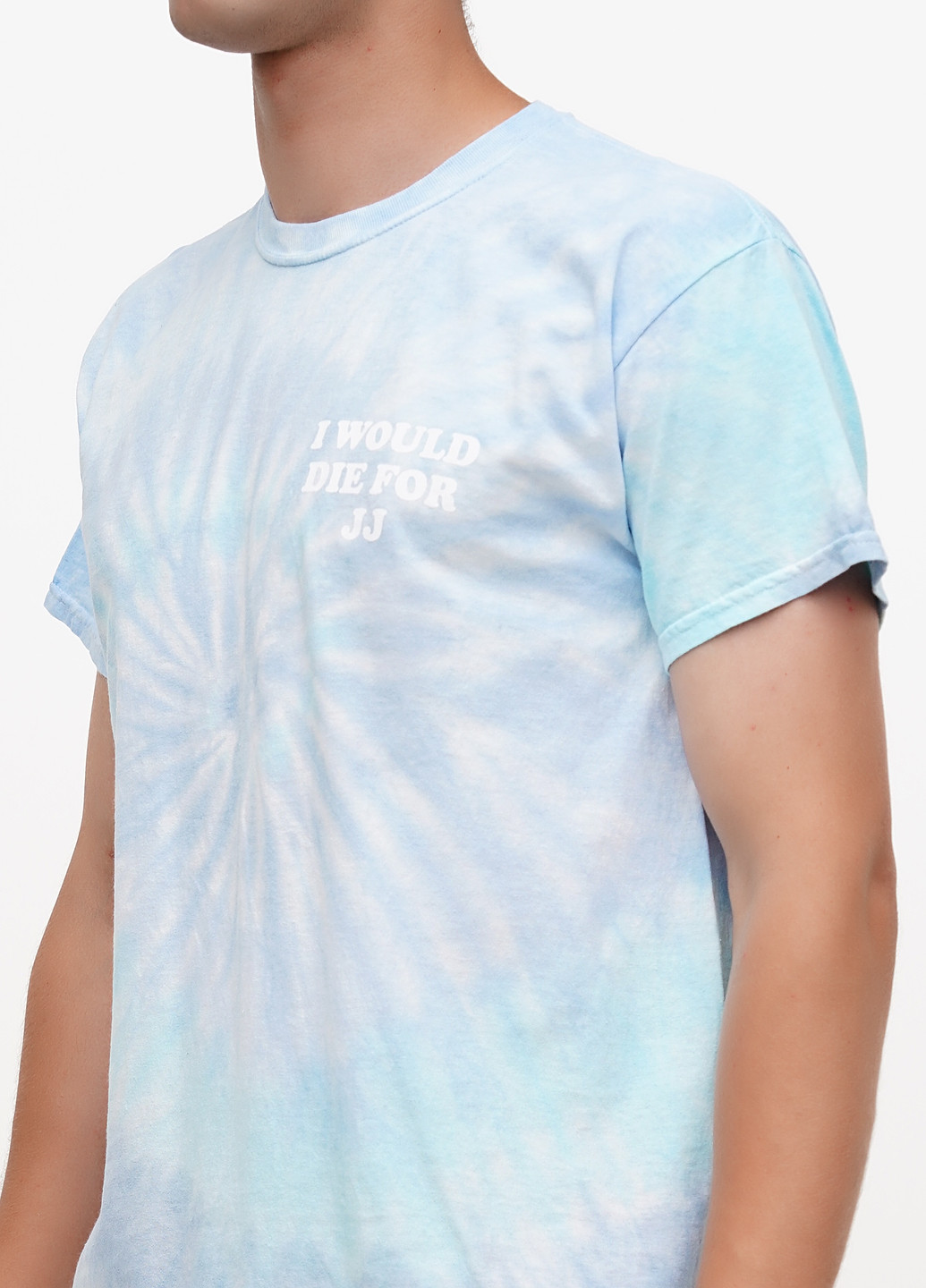 Голубая футболка Colortone