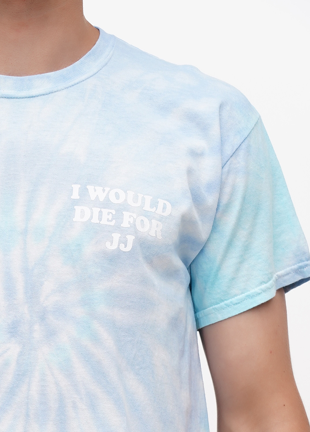 Голубая футболка Colortone