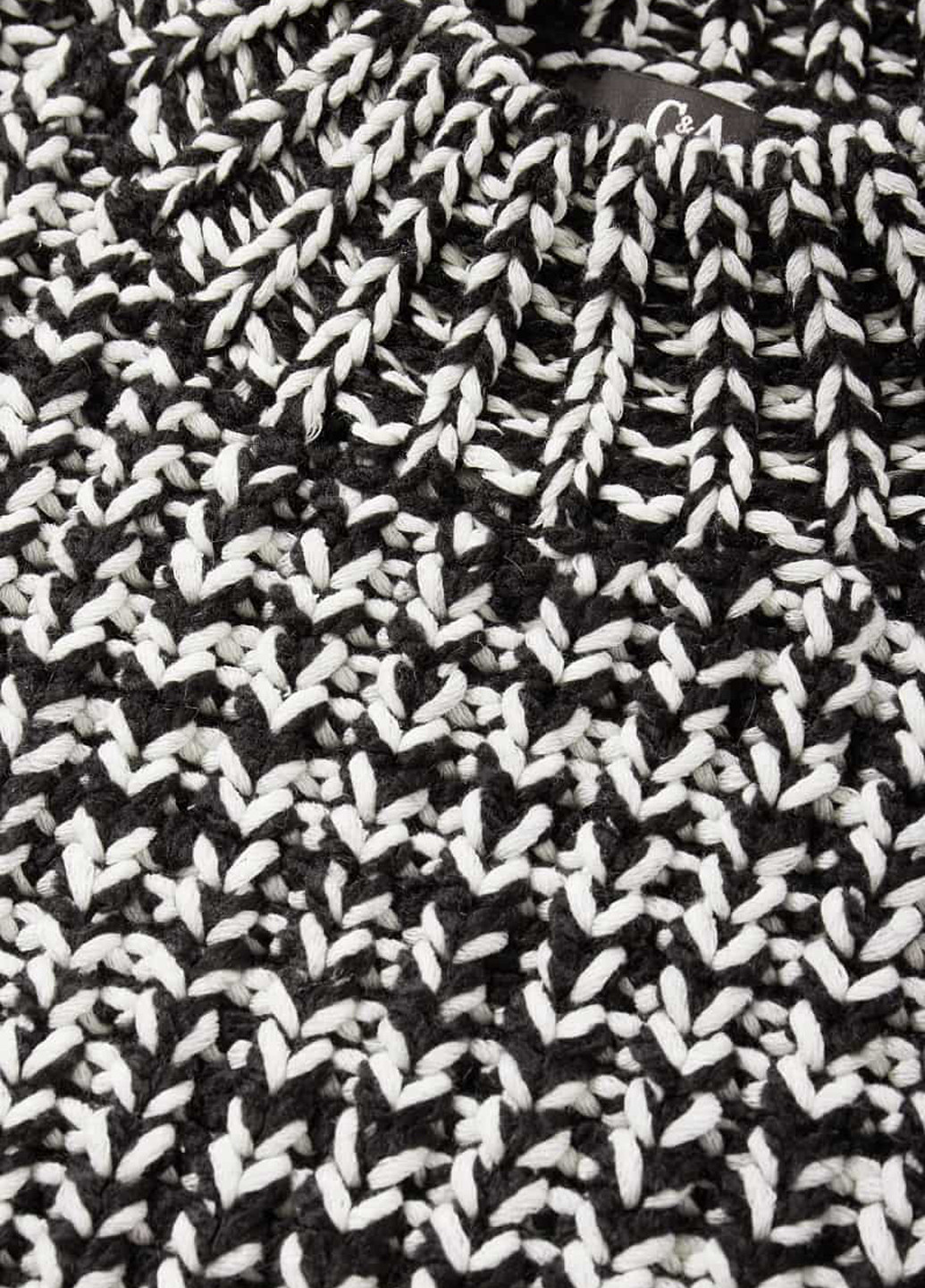 Черно-белый демисезонный джемпер джемпер C&A