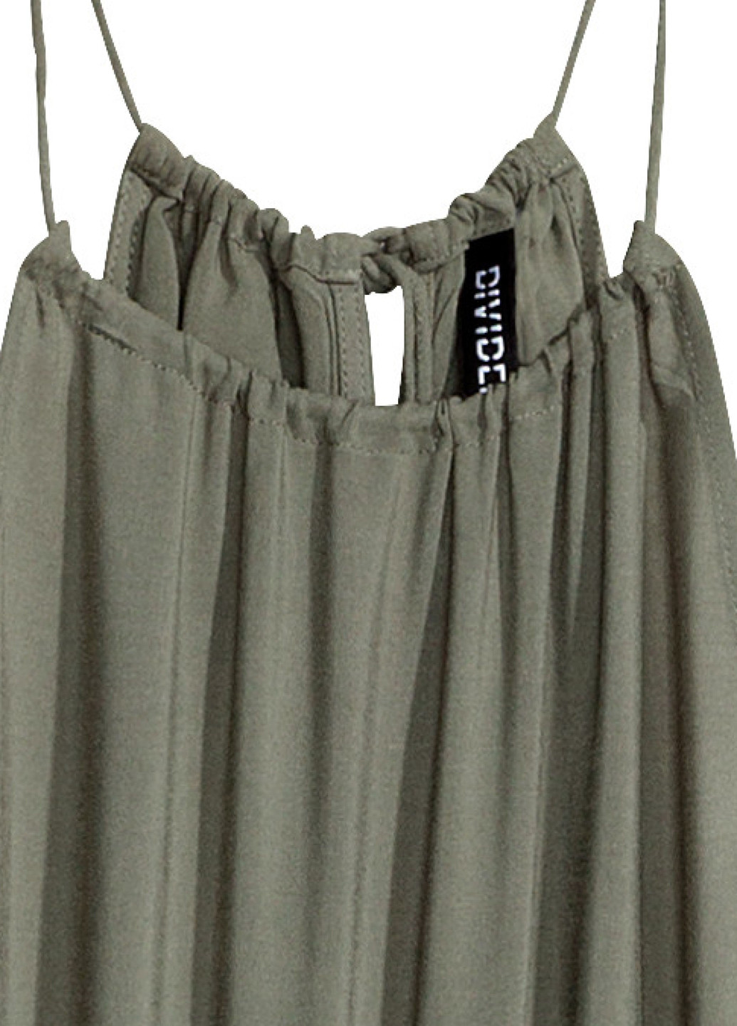 Комбінезон H&M комбінезон-брюки однотонний оливково-зелений кежуал