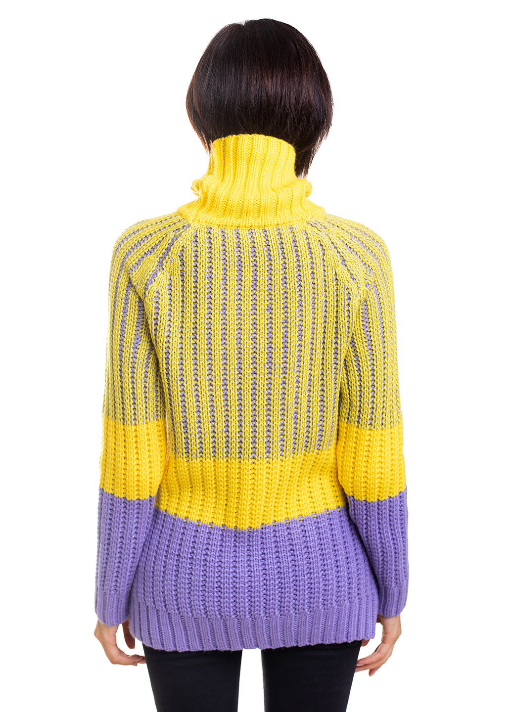 Жовтий зимовий светр жіночий Bakhur