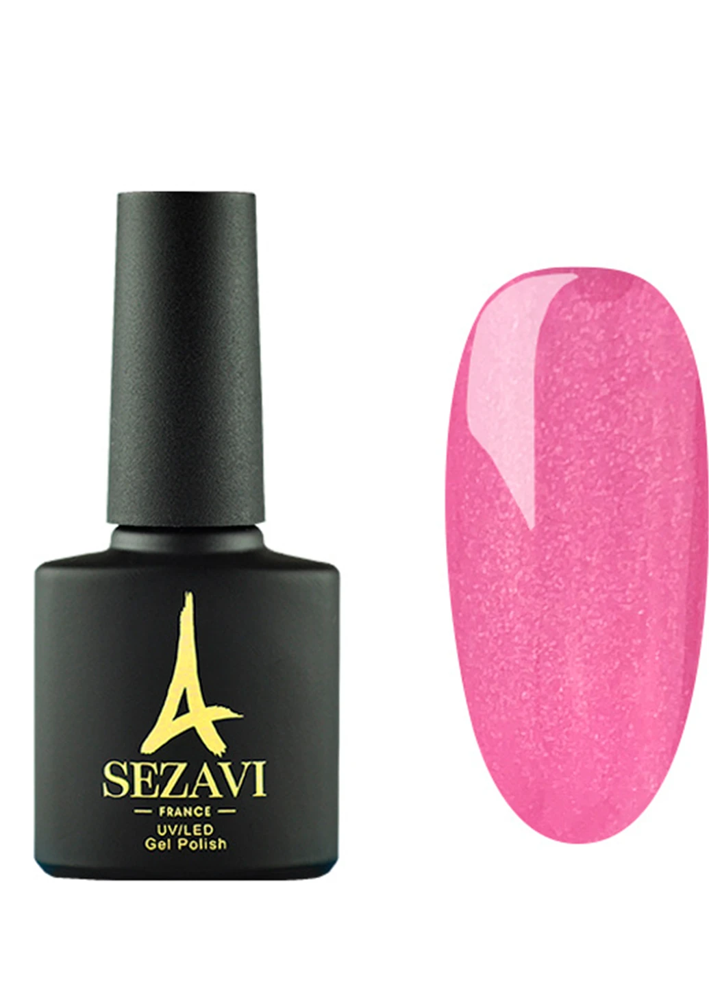 ГЕЛЬ-ЛАК ROSE №RS170 (Розовый с микроблеском, эмаль), 8мл SEZAVI (215312986)