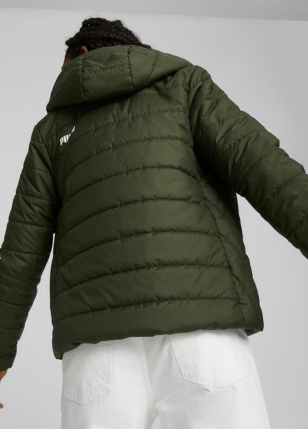 Оливковая (хаки) зимняя куртка 84894031 Puma ESS Padded Jacket