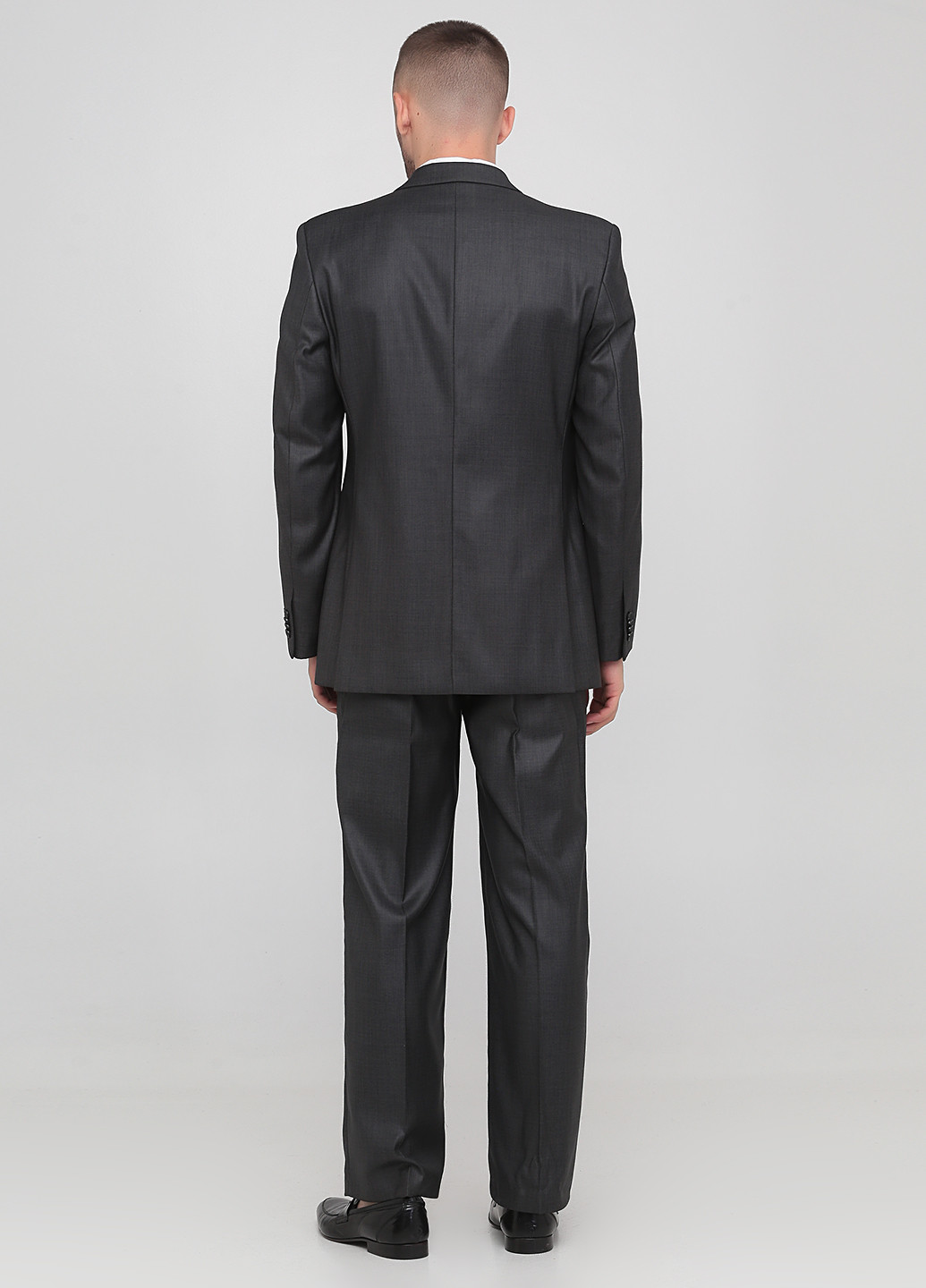 Темно-сірий демісезонний костюм (піджак, брюки) брючний Galant