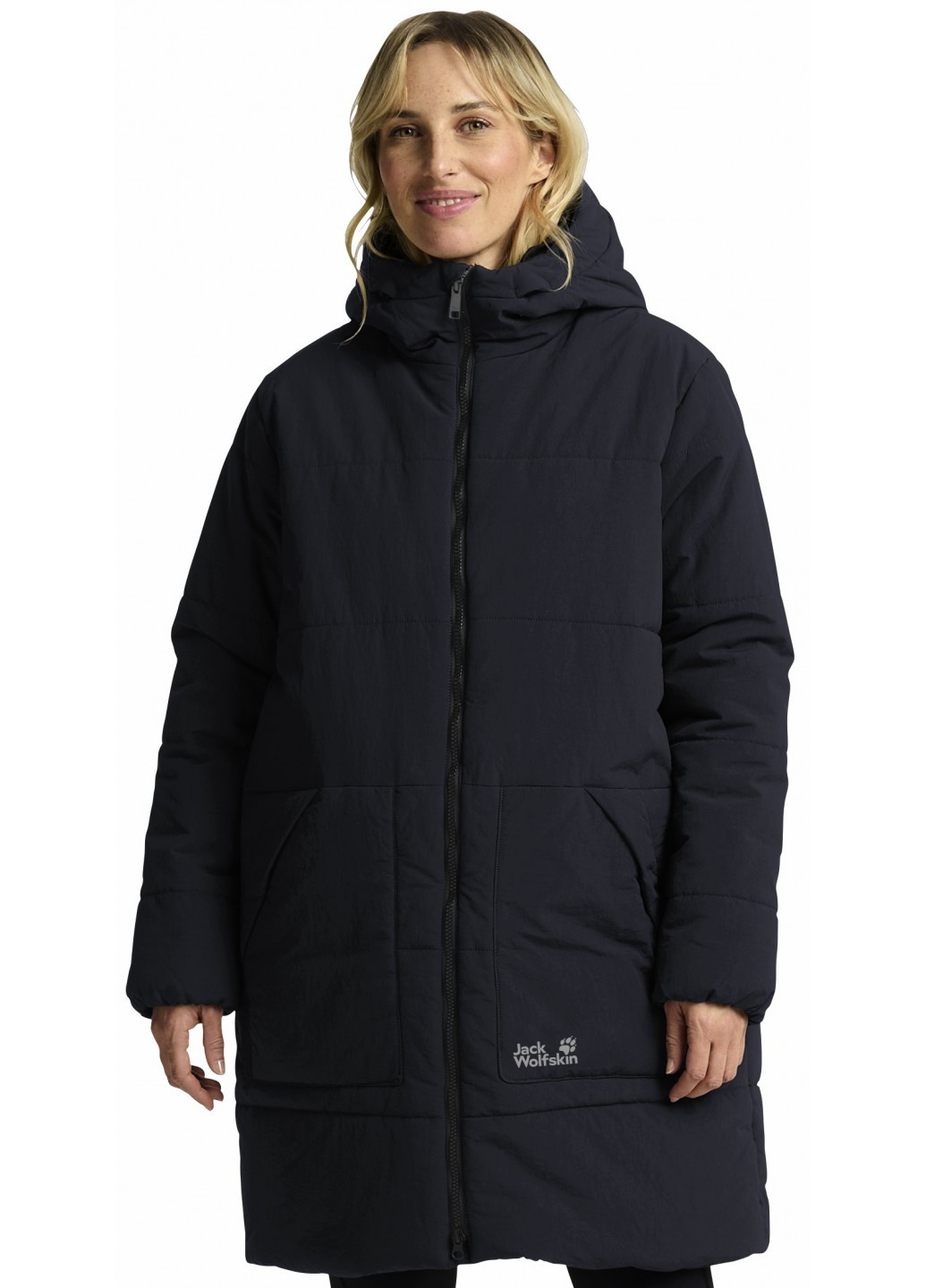 Темно-синяя зимняя куртка Jack Wolfskin NORTHERN LITE COAT W