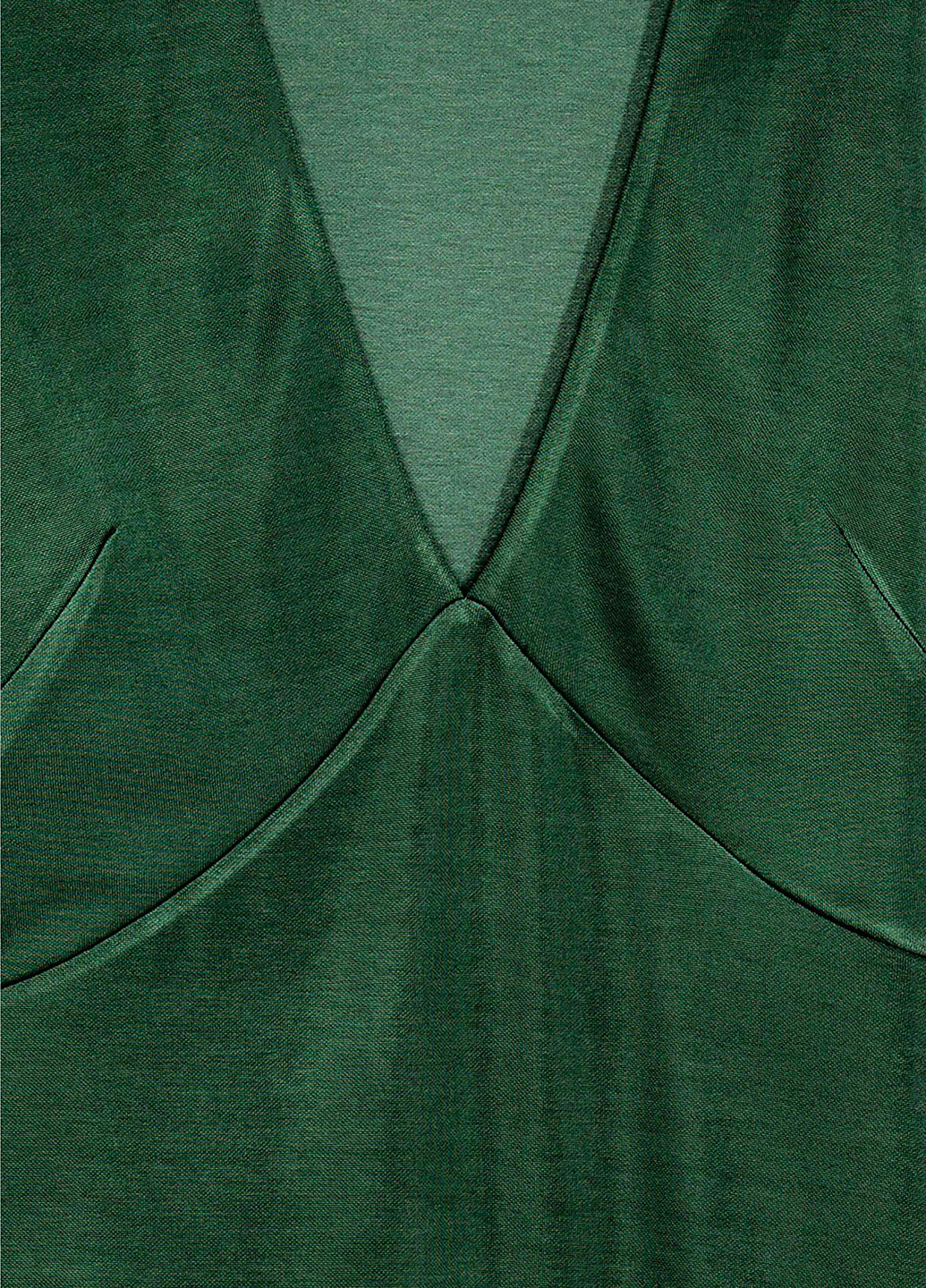 Темно-зеленое сукня демісезон,темно-зелений, H&M однотонное