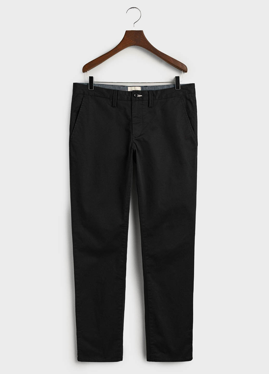 Черные кэжуал демисезонные прямые брюки Gant