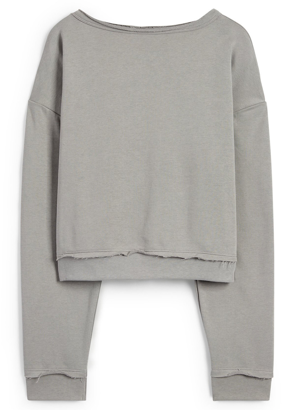 Сірий світшот C&A напис без декору (352073433)