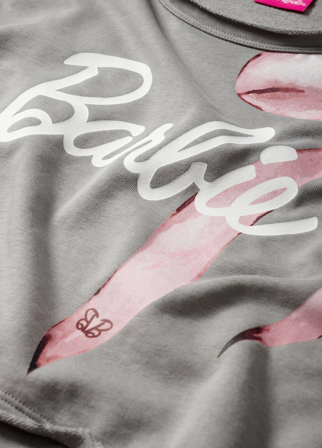 Сірий світшот C&A напис без декору (352073433)