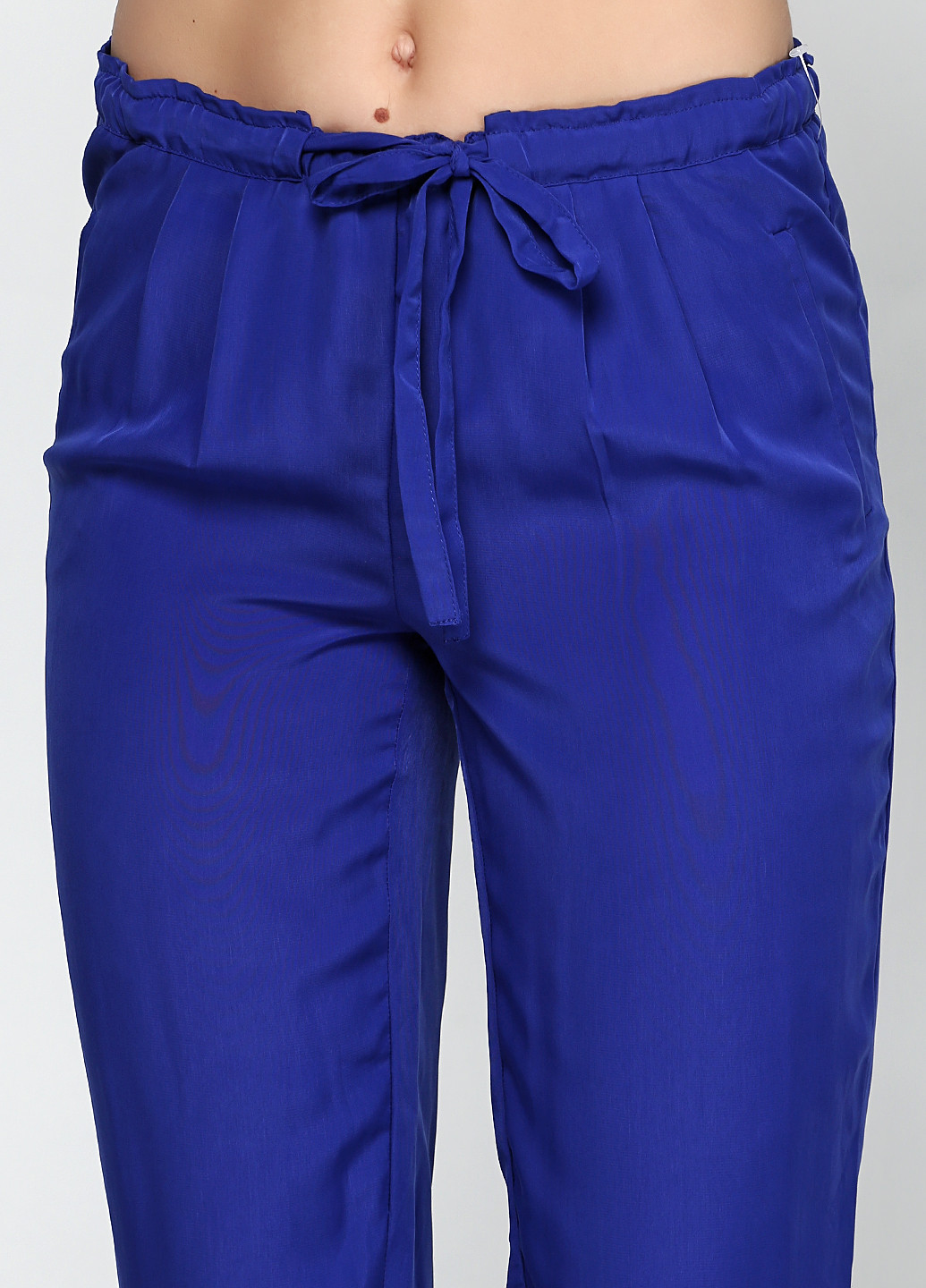 Синие кэжуал демисезонные брюки LH