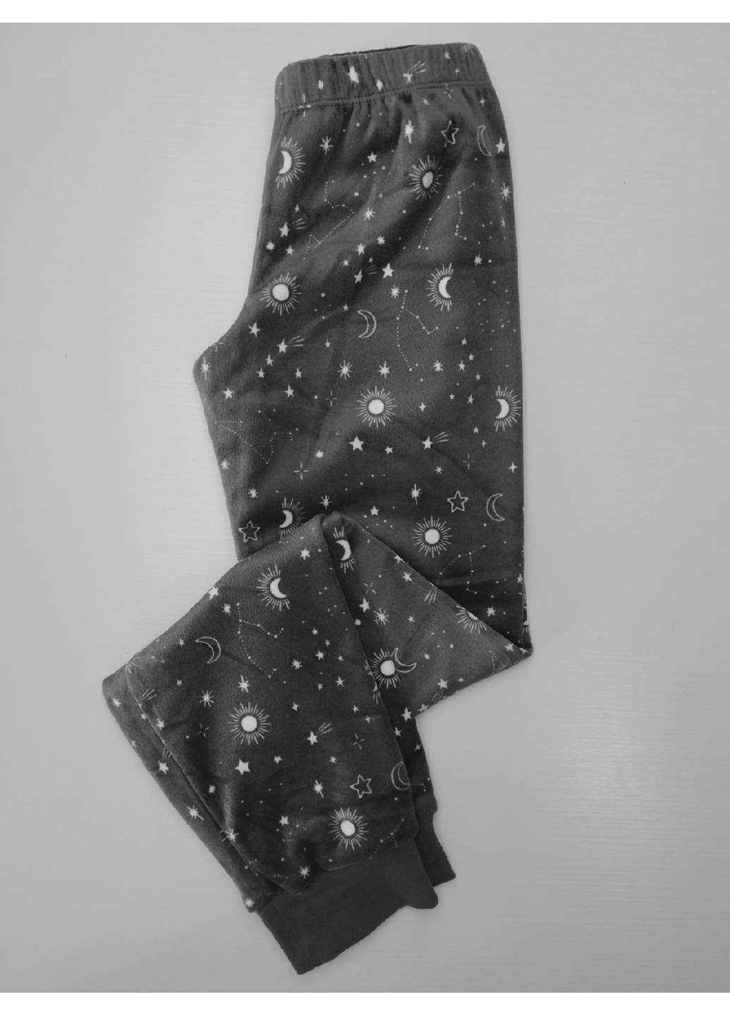 Серая зимняя пижама (лонгслив,брюки) C&A