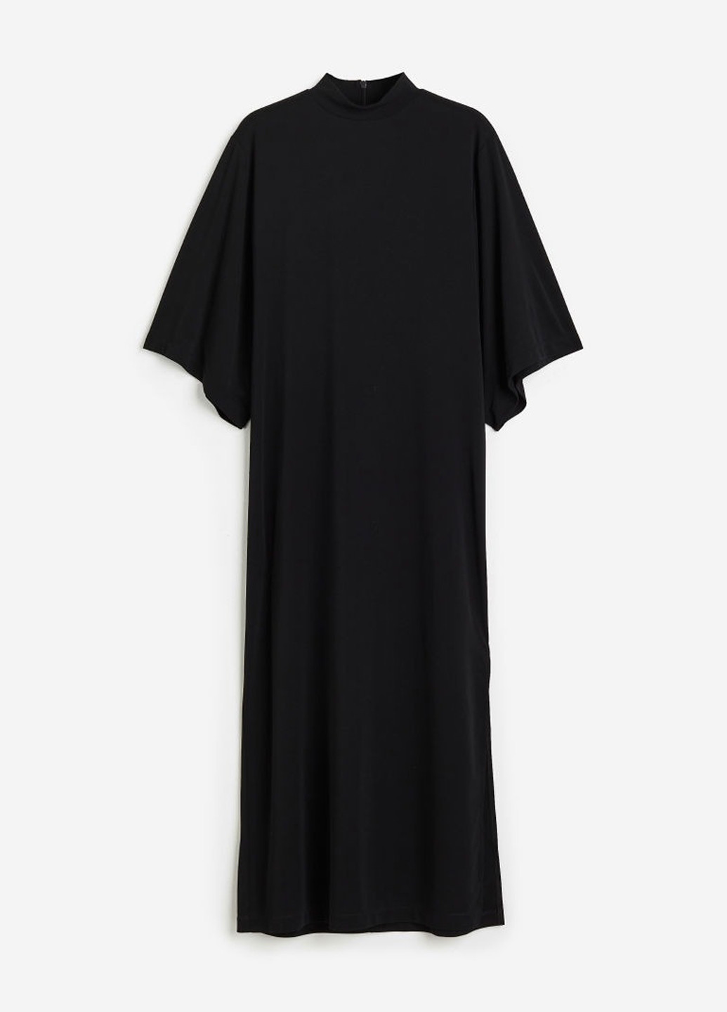 Черное кэжуал платье H&M однотонное