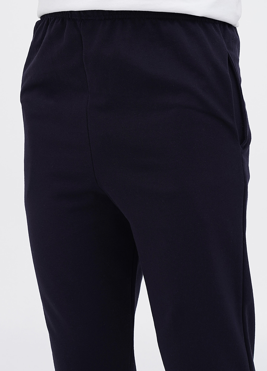Темно-синие домашние зимние джоггеры брюки Трикомир