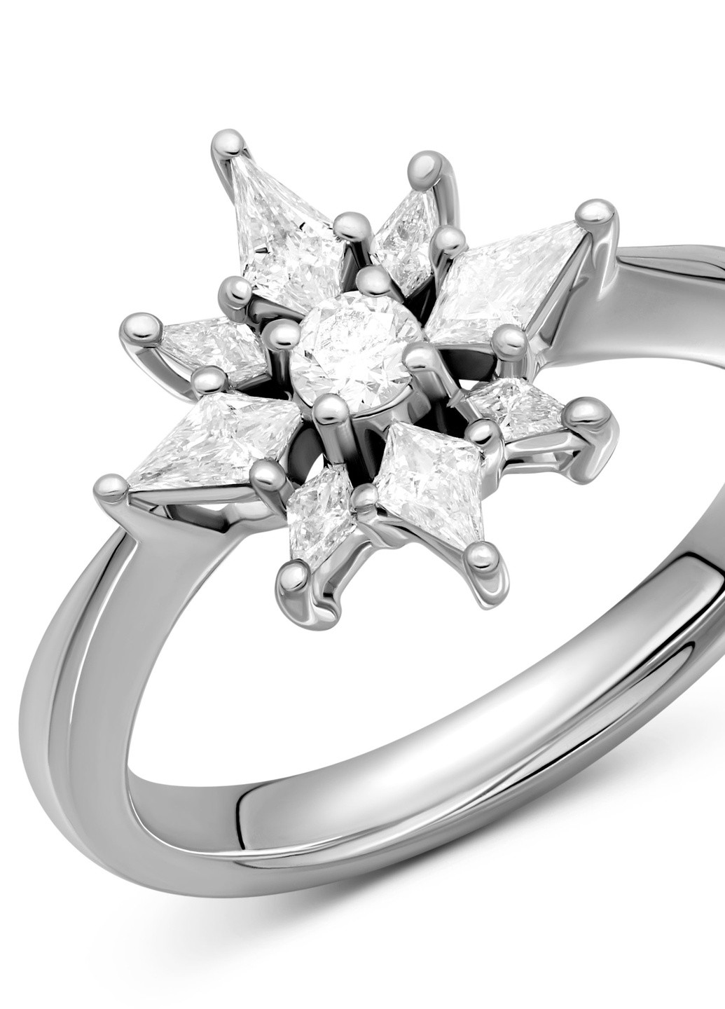 Кольцо с бриллиантами в белом золоте 1К698-0005 Zarina (254253487)