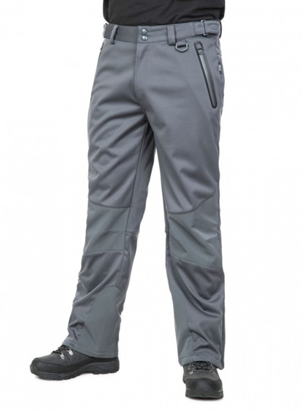Серые спортивные демисезонные прямые брюки Trespass