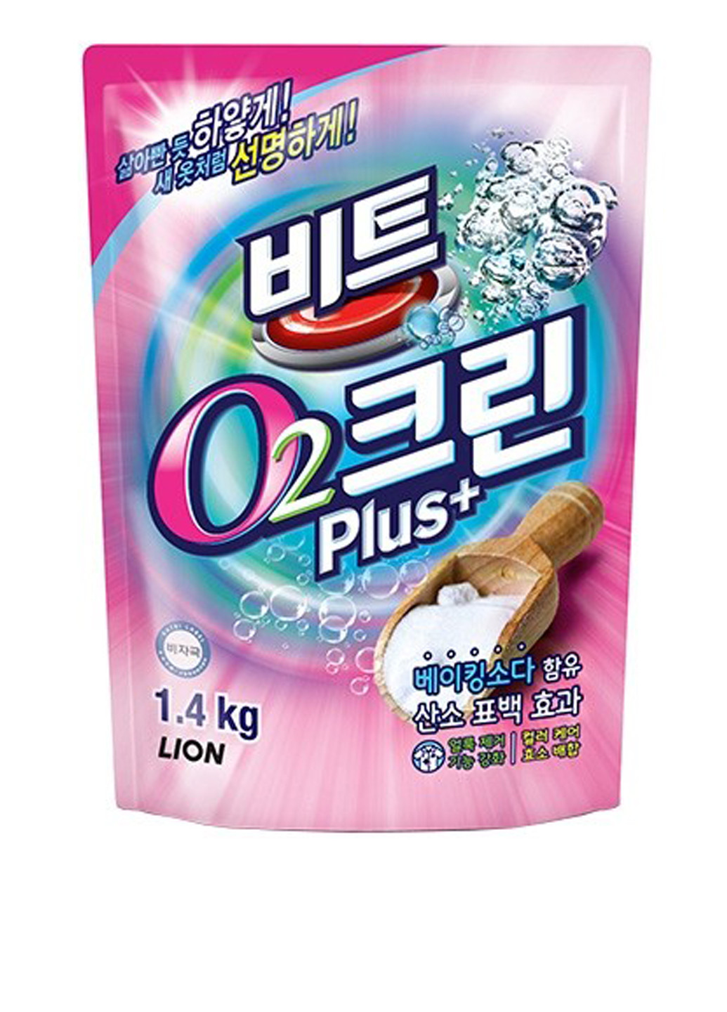 Кислородный отбеливатель Clean Plus, 1,4 кг LION KOREA (124712394)