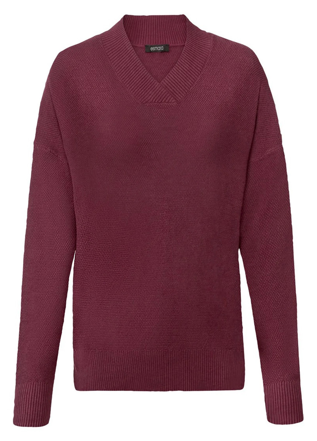 Бордовий демісезонний пуловер пуловер Esmara