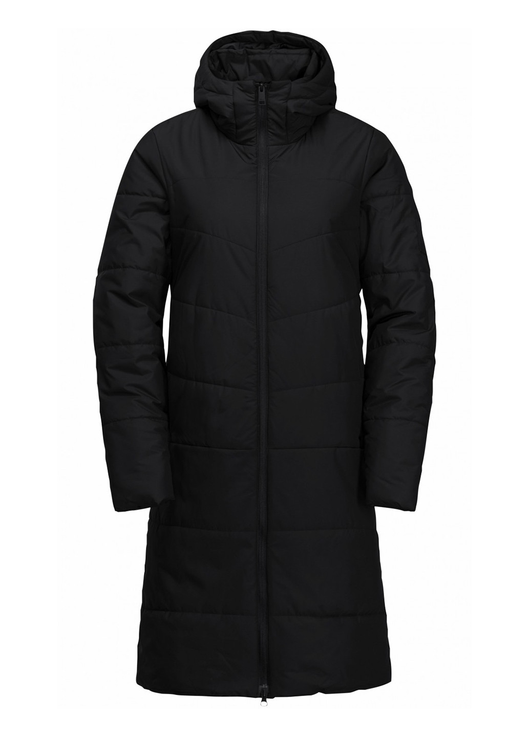 Черная зимняя куртка Jack Wolfskin