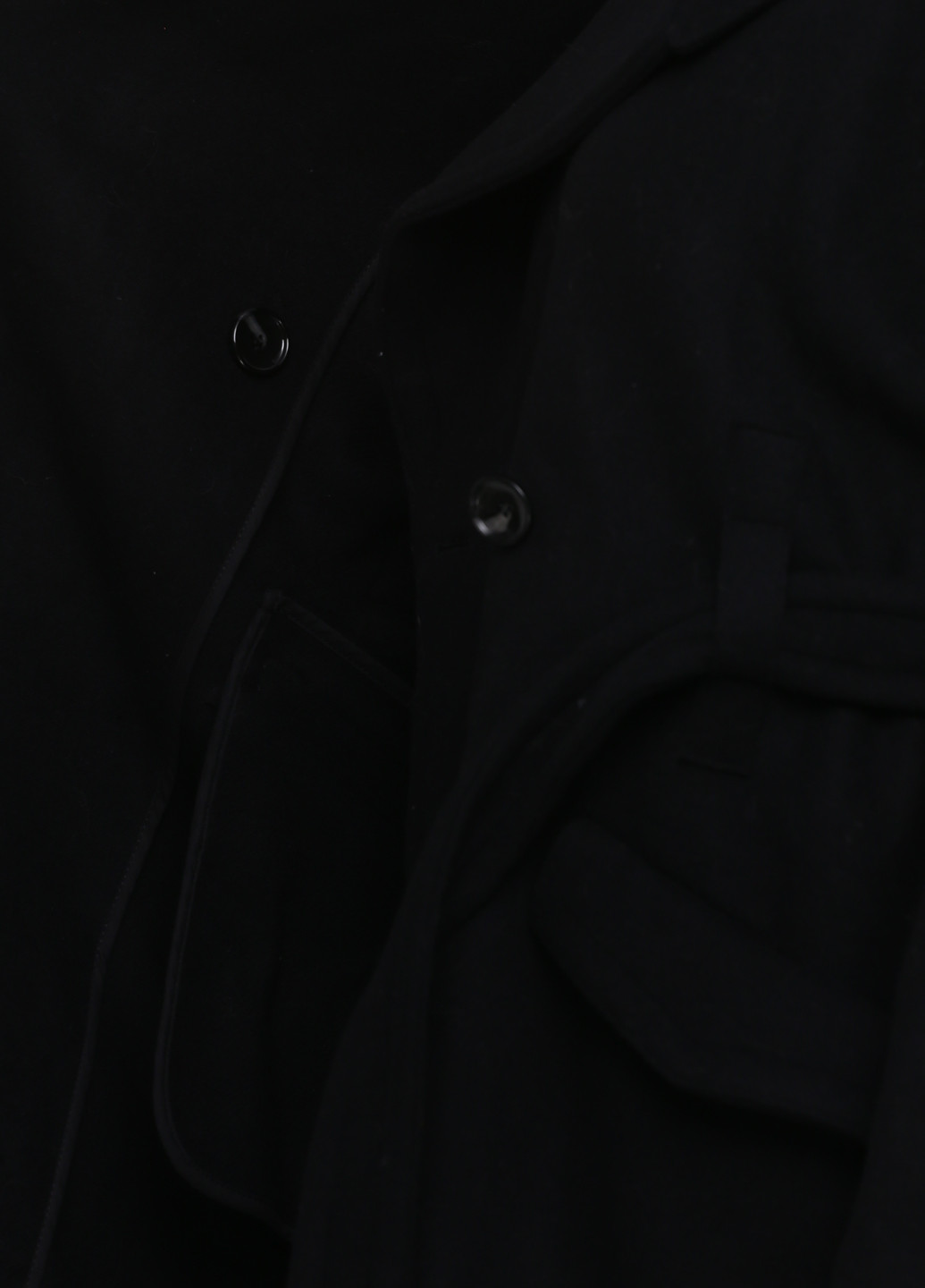 Черное демисезонное Пальто H&M Studio