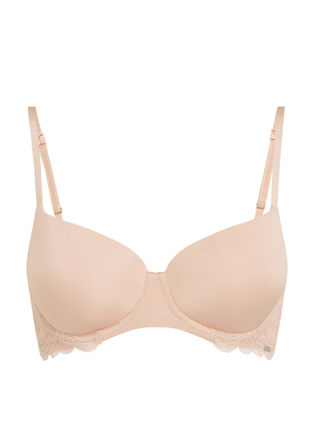 Бежевий балконет бюстгальтер Hunkemoller з кісточками поліамід