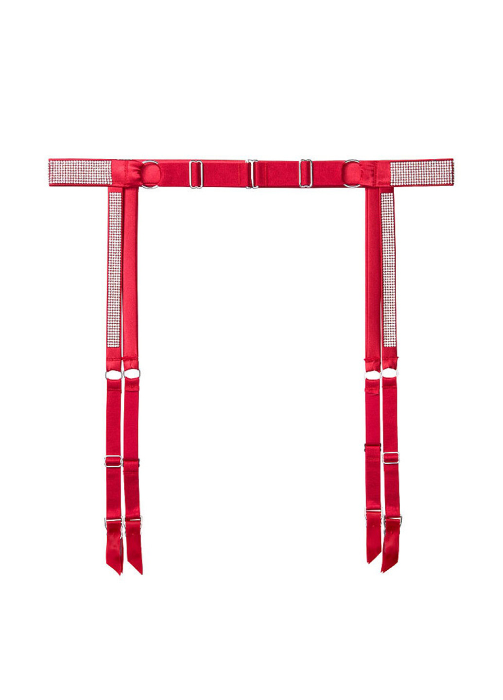 Красный демисезонный комплект (пояс для чулок, трусики) Victoria's Secret