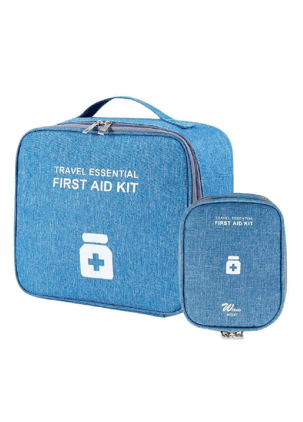 Комплект аптечок сумки органайзери для медикаментів для подорожей для дому 2 шт (473519-Prob) Синій Unbranded (255029694)