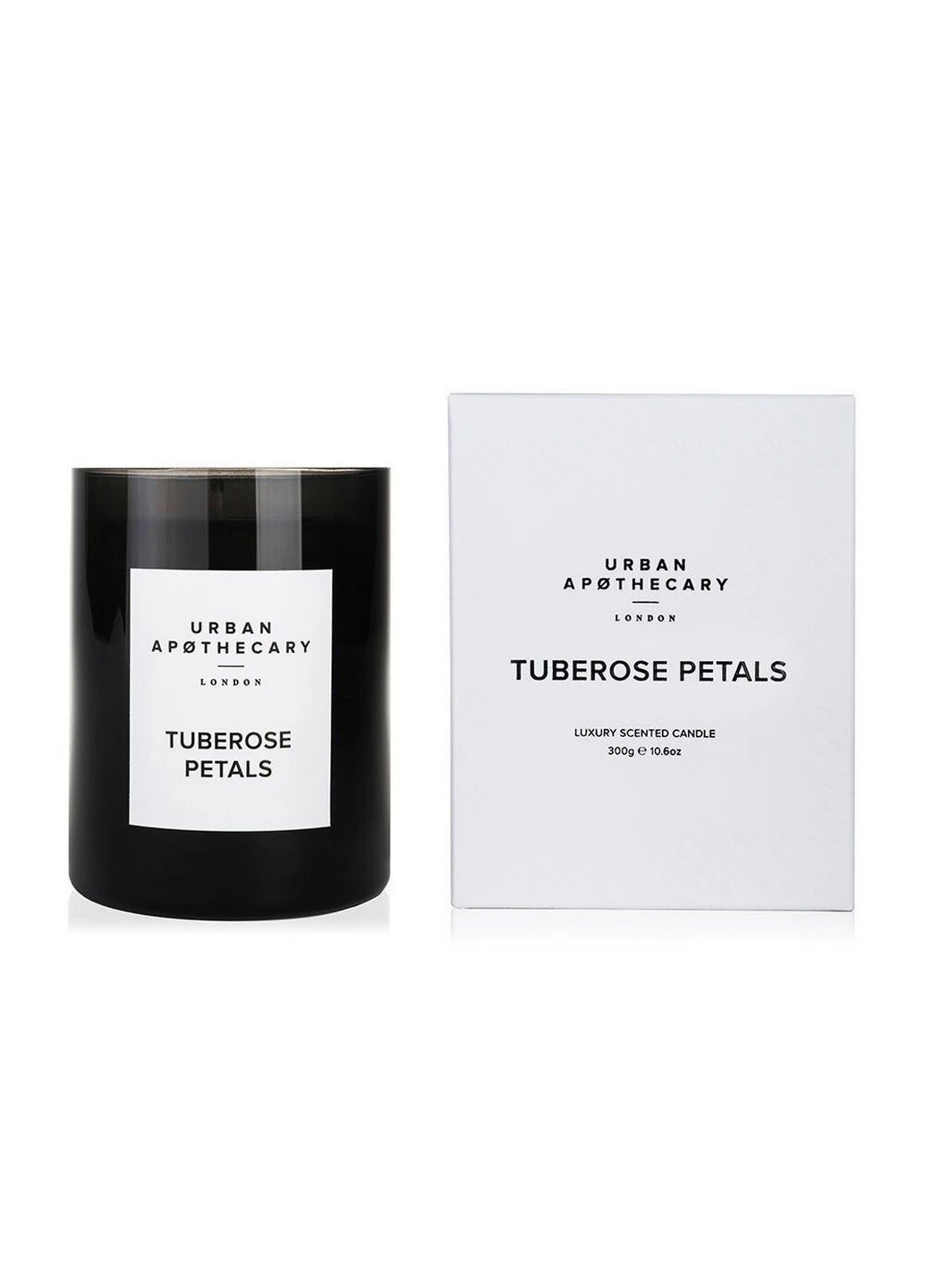 Ароматическая свеча из натурального воска Tuberose petals 300 г (UALWTPC300) Urban Apothecary (227516067)