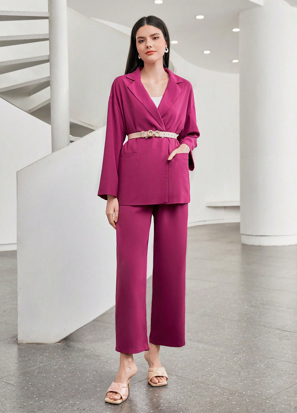 Костюм (жакет, брюки) SHEIN (323619687)